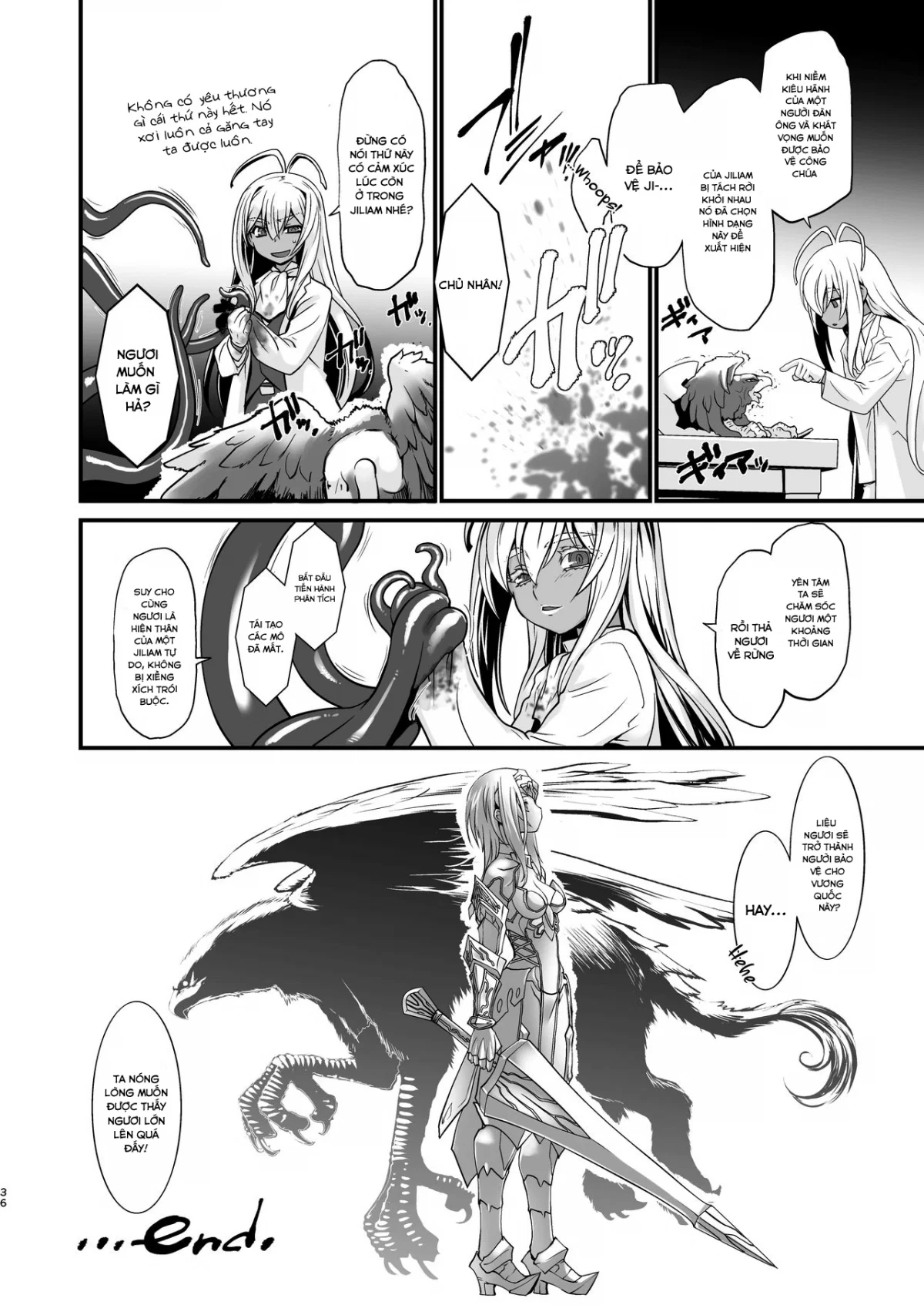 Kishi Danchou Kanrakusu - Chapter 4 END trang 35