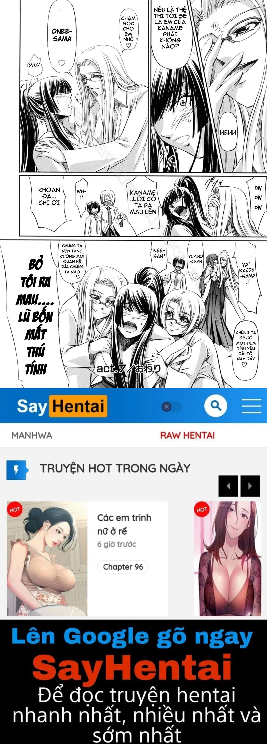 Double Helix of Her and the Older Sister - Chapter 7 END trang 30