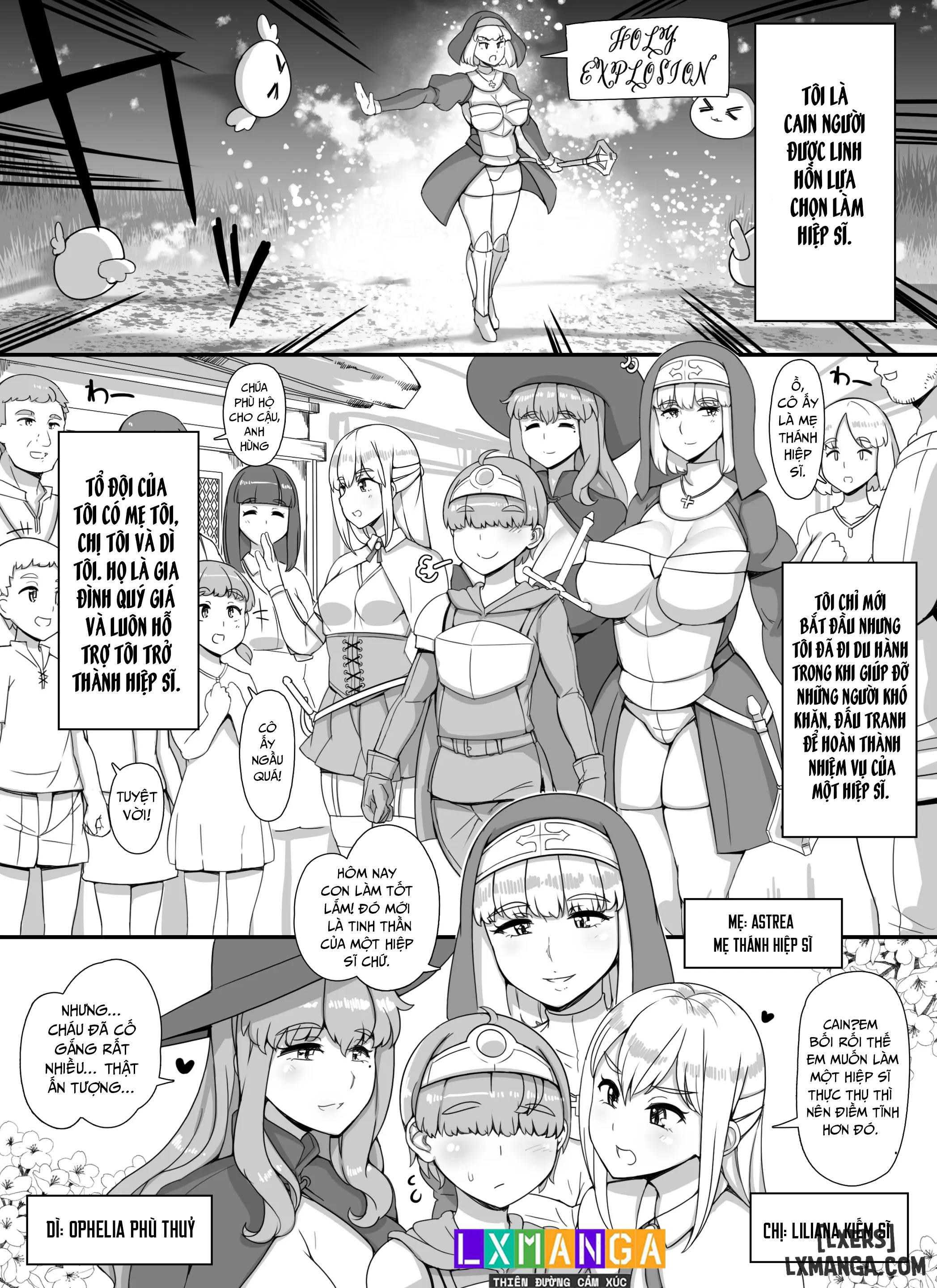 Haha Ane Oba Ga Succubus Na Shota Yuusha Harem Party - Chapter 1 trang 6