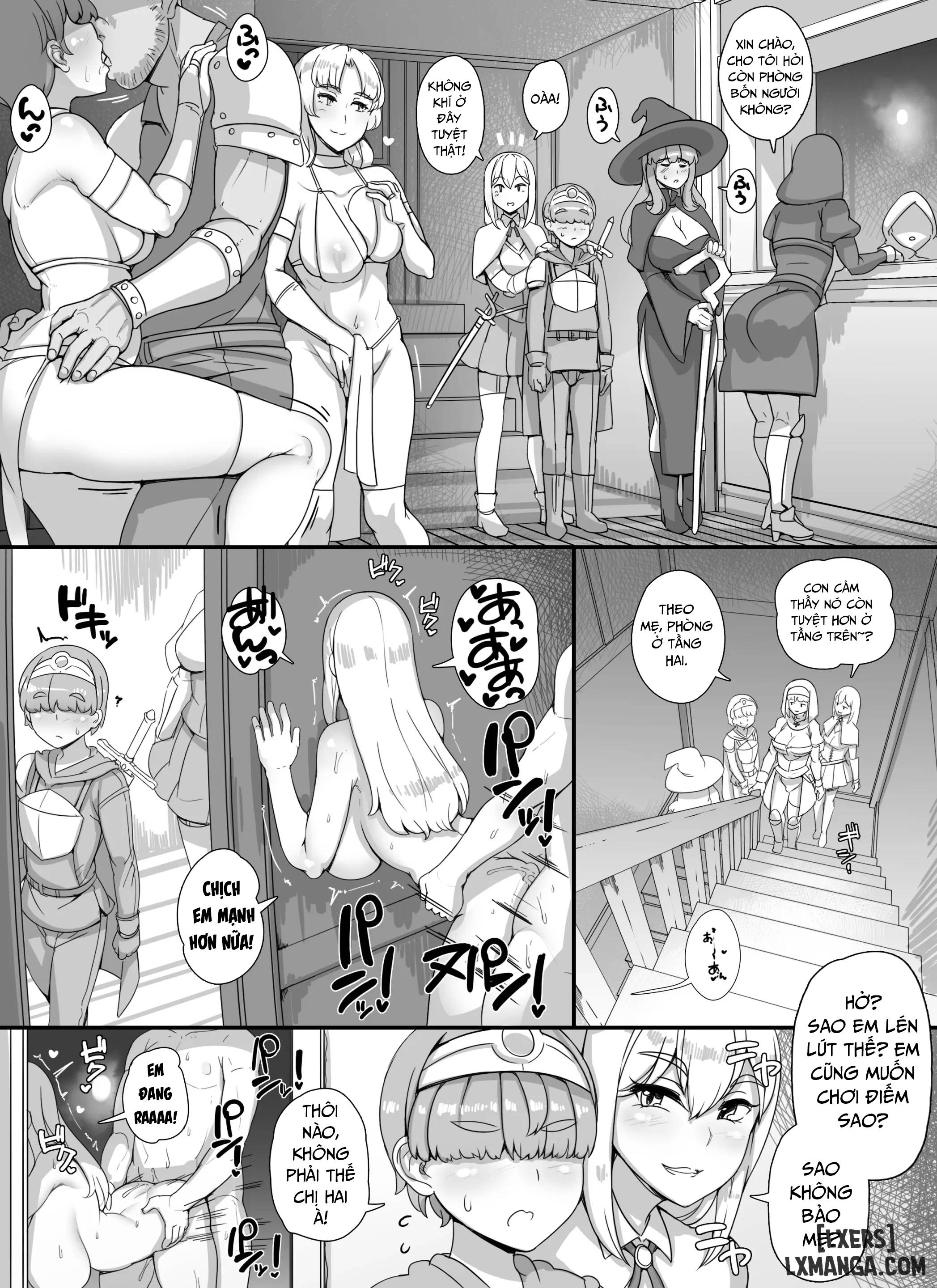 Haha Ane Oba Ga Succubus Na Shota Yuusha Harem Party - Chapter 1 trang 8