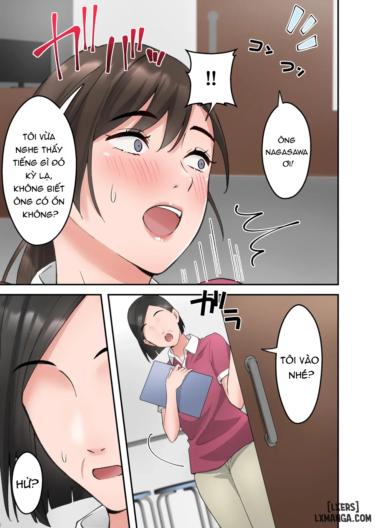 Hitozuma no Kaigoshi ga Yoboyobo Jii-san ni Ikasare Makuru Hanashi- Truyện Màu - Chapter 2 trang 2