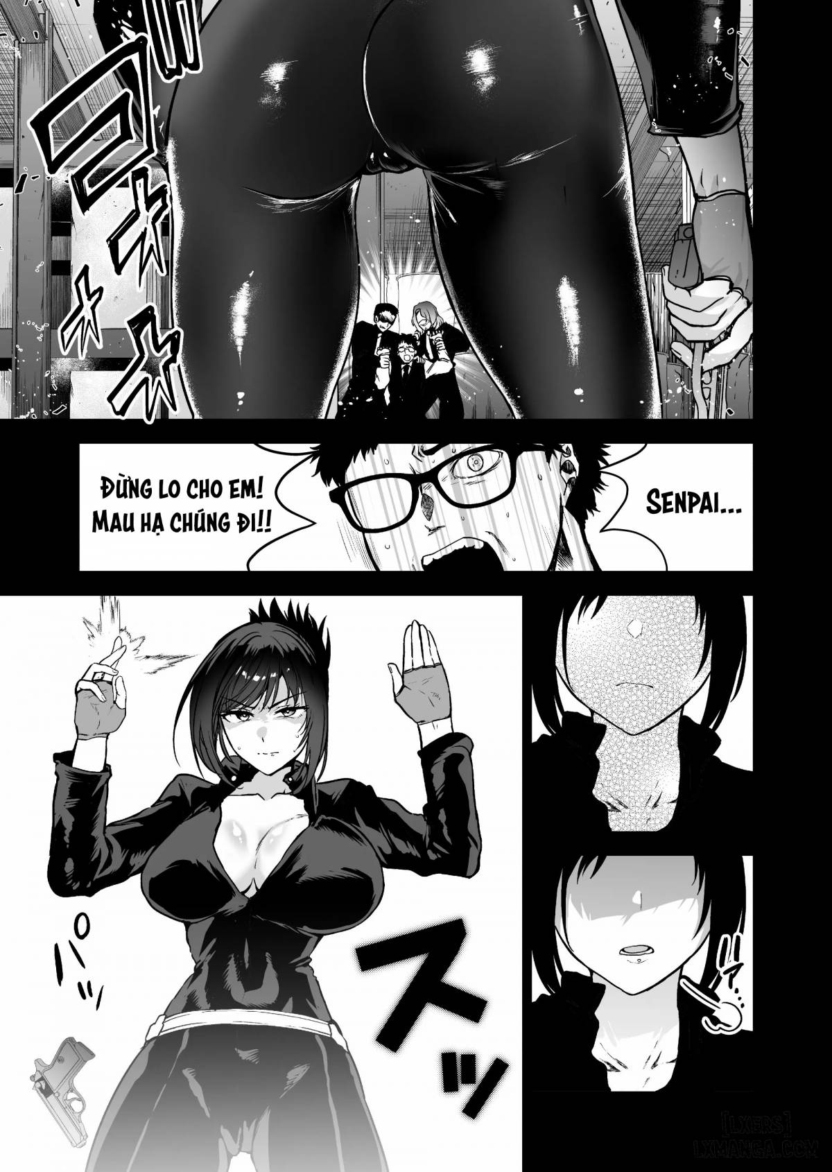Hema Shita Boku o Kabatte Tsukamatta Senpai Onna Sousakan ga Akutou-domo ni Biyaku-zuke de Yarareru Sugata ni Kuzu Bokki - Chapter 1 trang 19
