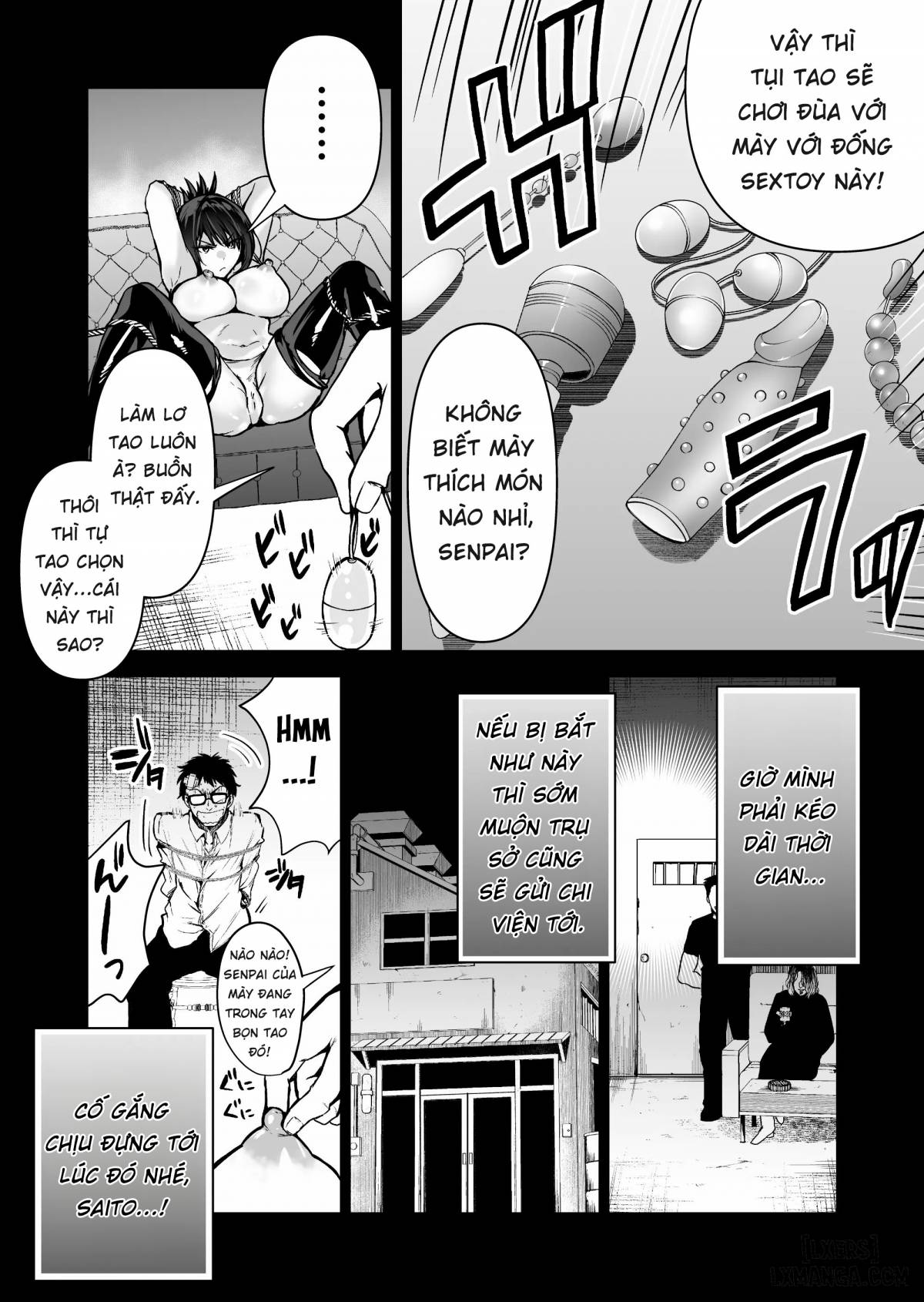 Hema Shita Boku o Kabatte Tsukamatta Senpai Onna Sousakan ga Akutou-domo ni Biyaku-zuke de Yarareru Sugata ni Kuzu Bokki - Chapter 2 trang 6