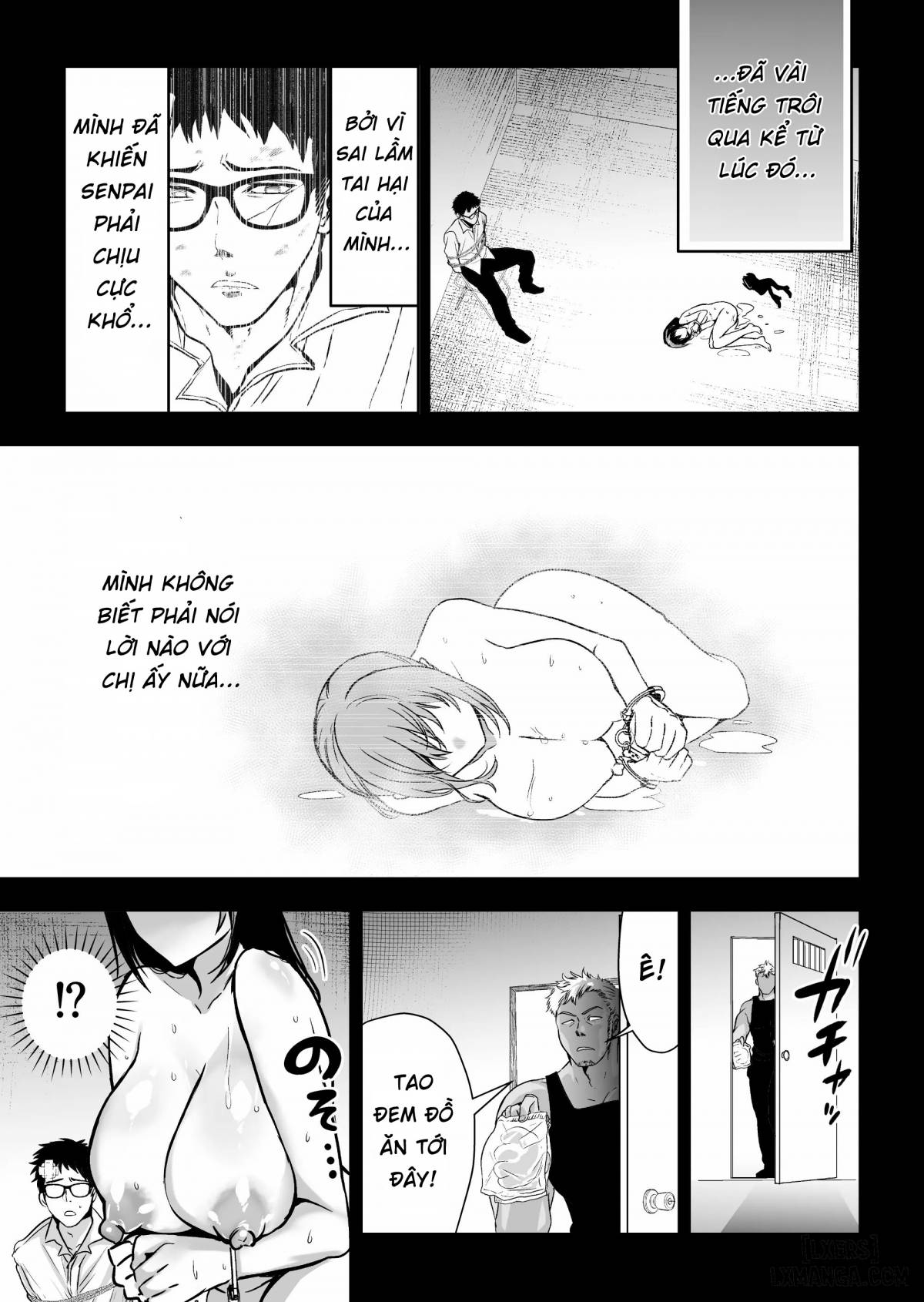 Hema Shita Boku o Kabatte Tsukamatta Senpai Onna Sousakan ga Akutou-domo ni Biyaku-zuke de Yarareru Sugata ni Kuzu Bokki - Chapter 3 trang 7