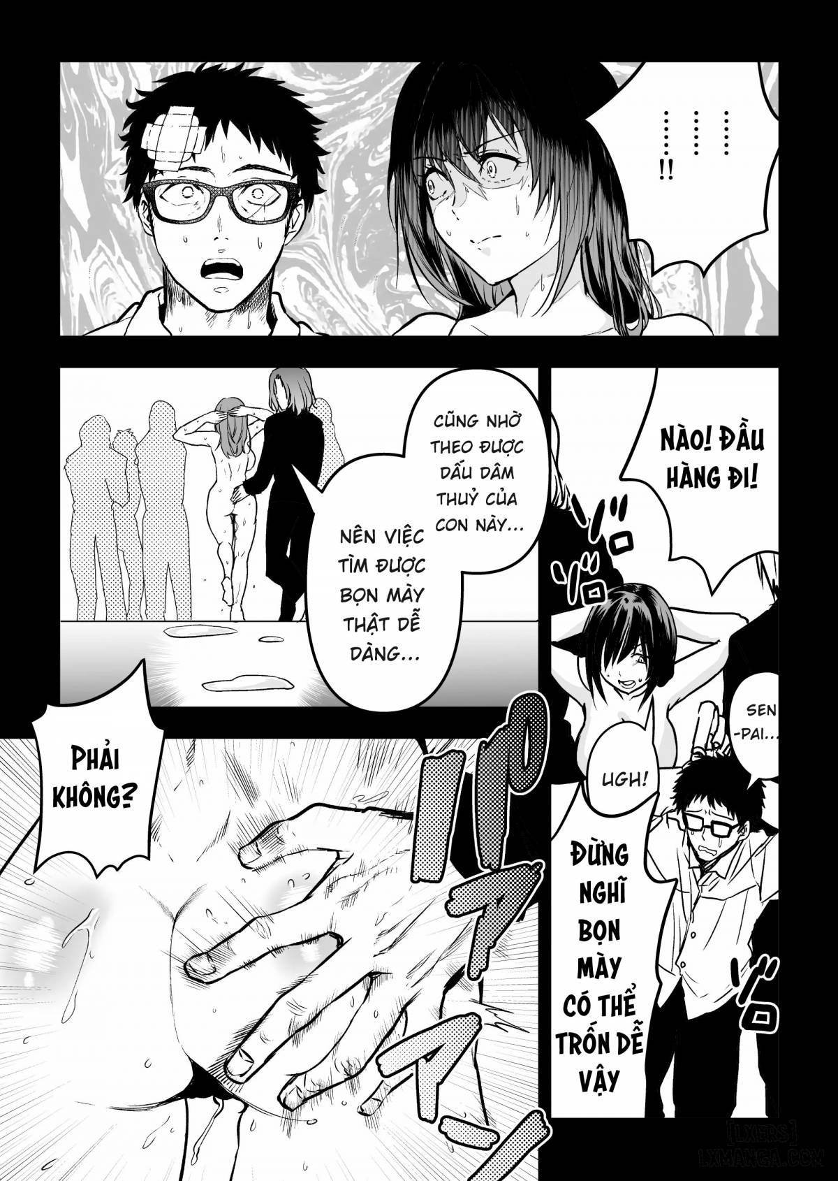 Hema Shita Boku o Kabatte Tsukamatta Senpai Onna Sousakan ga Akutou-domo ni Biyaku-zuke de Yarareru Sugata ni Kuzu Bokki - Chapter 3 trang 13