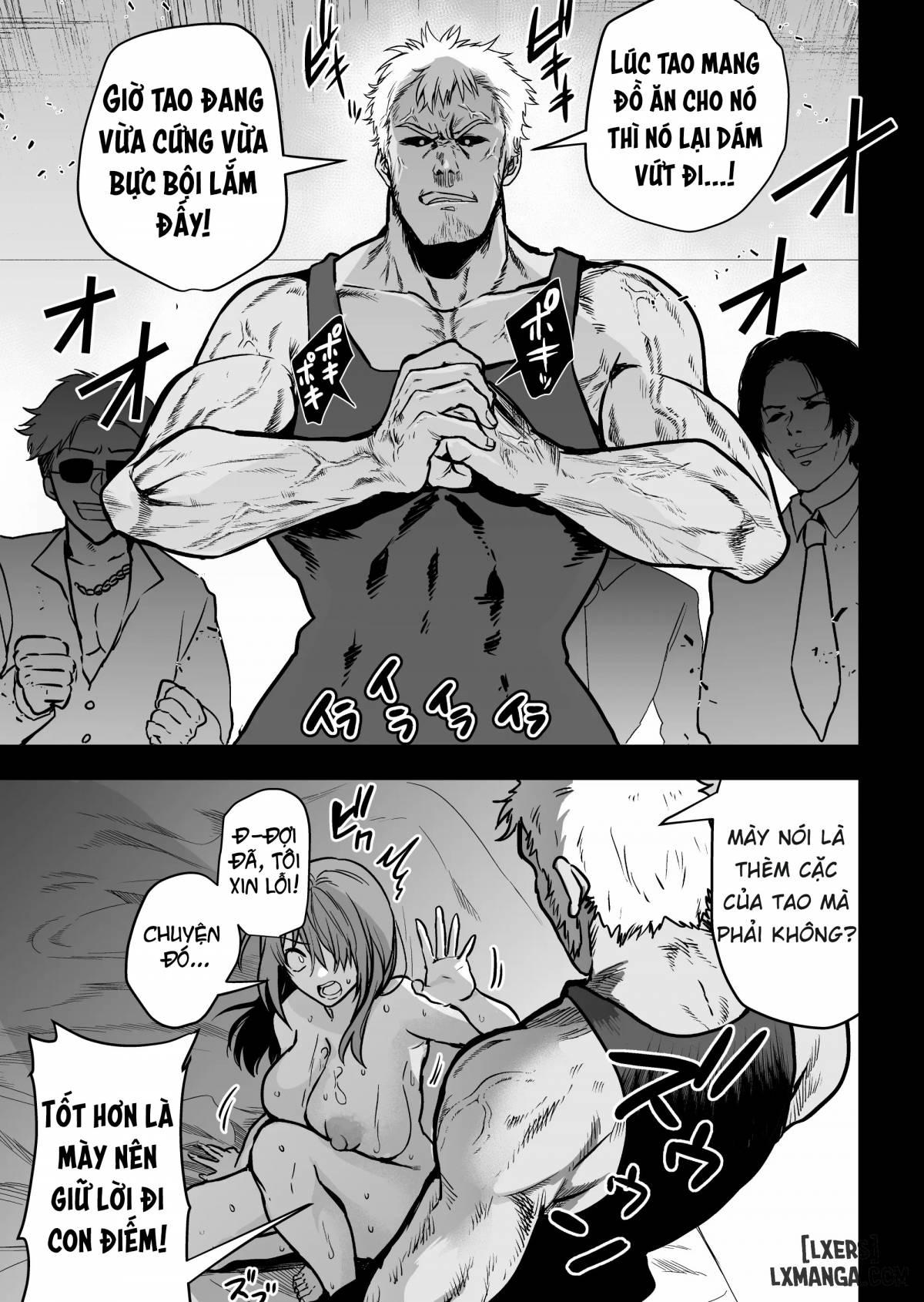 Hema Shita Boku o Kabatte Tsukamatta Senpai Onna Sousakan ga Akutou-domo ni Biyaku-zuke de Yarareru Sugata ni Kuzu Bokki - Chapter 4 trang 3