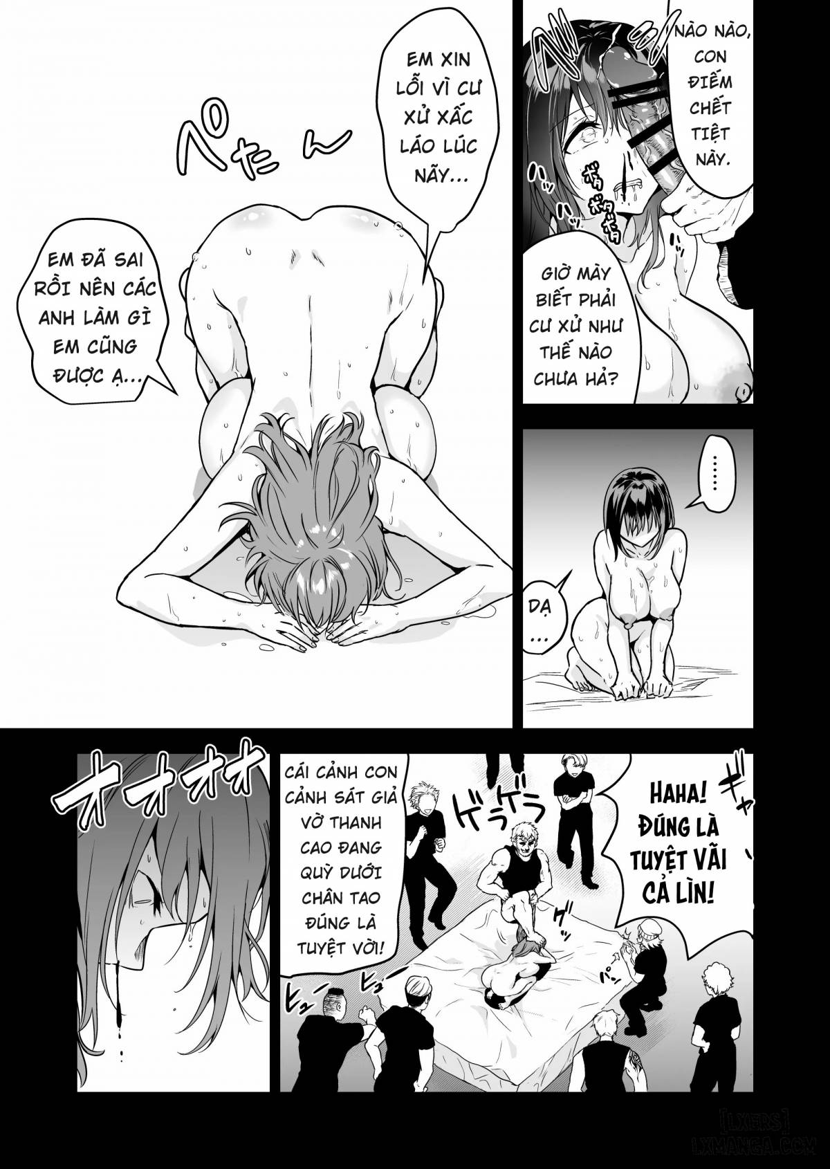 Hema Shita Boku o Kabatte Tsukamatta Senpai Onna Sousakan ga Akutou-domo ni Biyaku-zuke de Yarareru Sugata ni Kuzu Bokki - Chapter 4 trang 7
