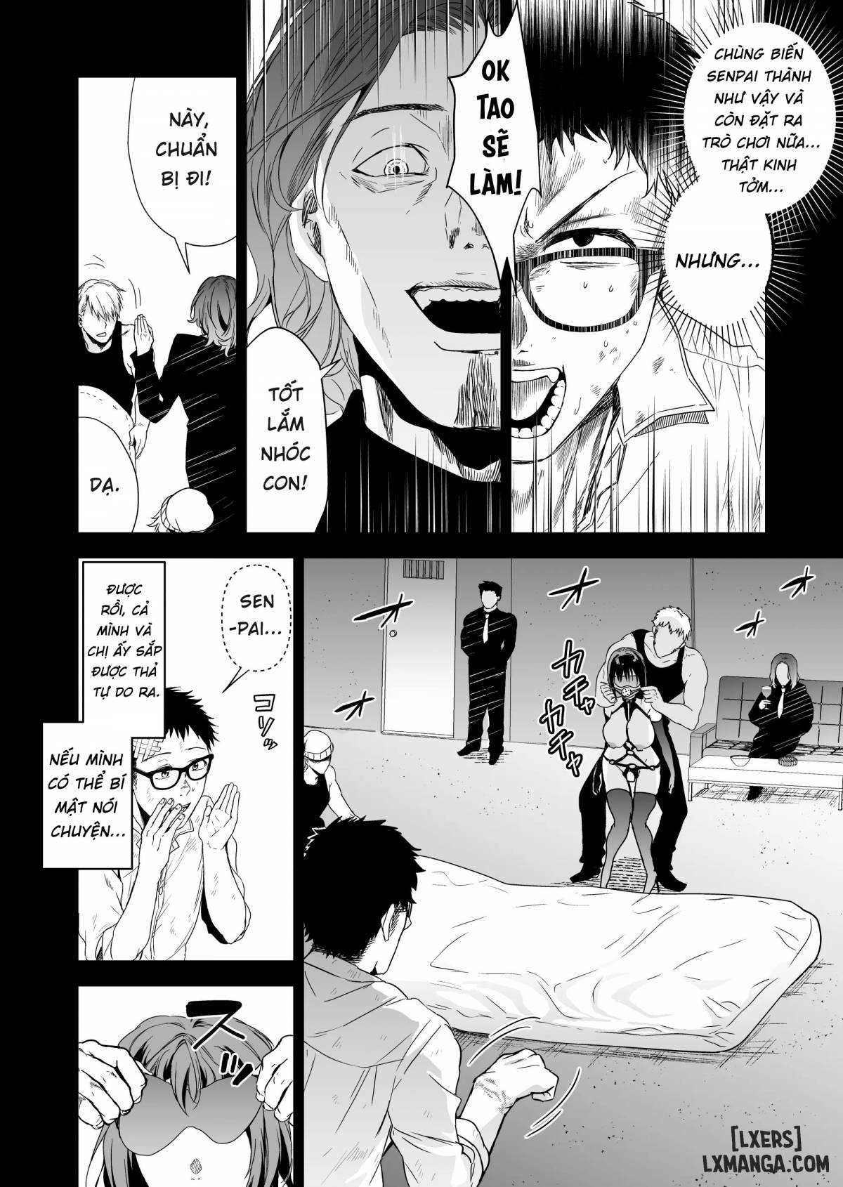 Hema Shita Boku o Kabatte Tsukamatta Senpai Onna Sousakan ga Akutou-domo ni Biyaku-zuke de Yarareru Sugata ni Kuzu Bokki - Chapter 4 trang 20