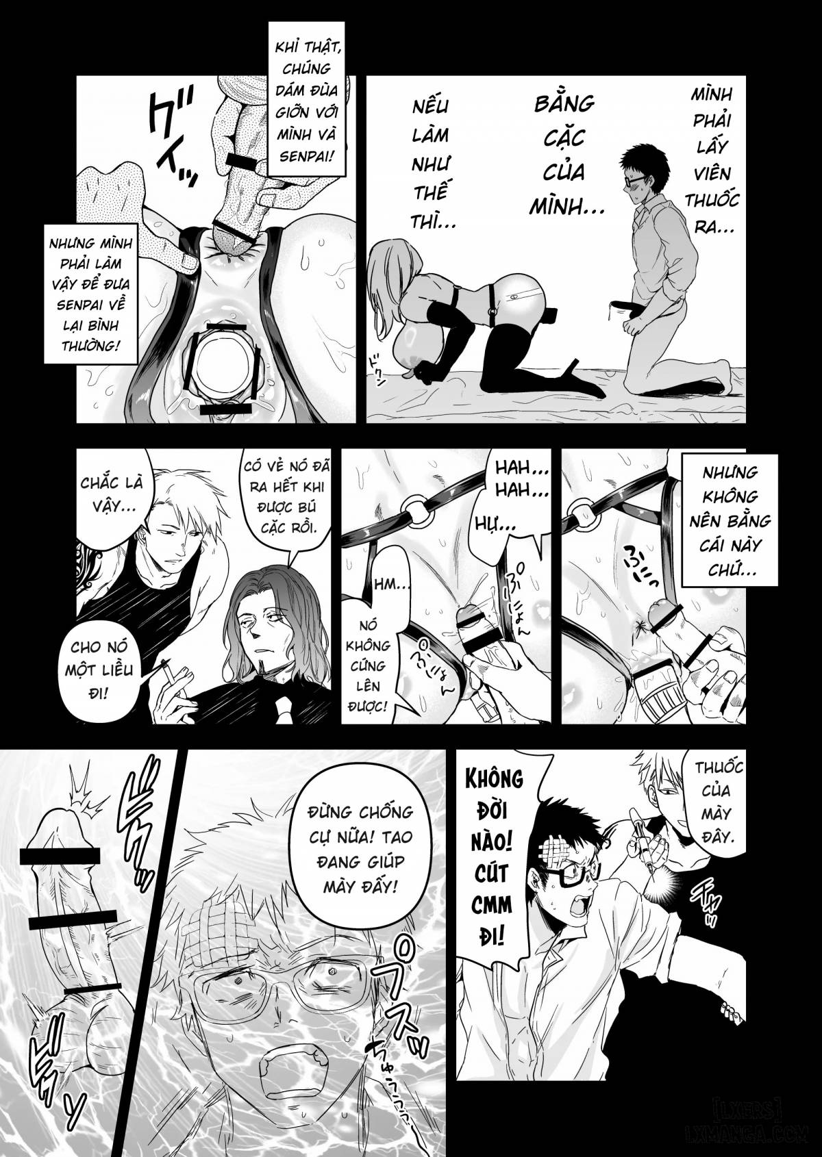 Hema Shita Boku o Kabatte Tsukamatta Senpai Onna Sousakan ga Akutou-domo ni Biyaku-zuke de Yarareru Sugata ni Kuzu Bokki - Chapter 5 trang 5