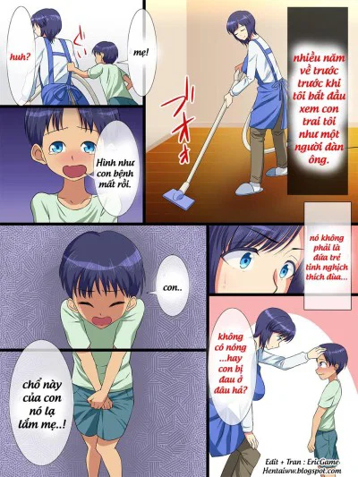Hahabote! Dougan Kyonyuu Okaa-san ga Musuko ni Haramasarete Shiawase ni Naru Hanash - Chapter 1 trang 10