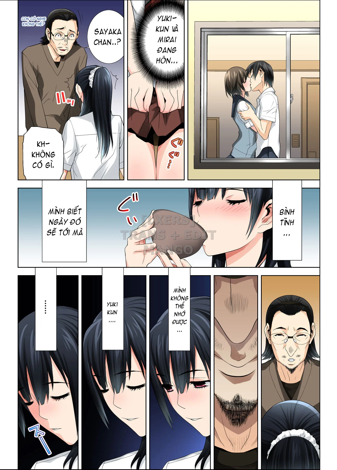 Matabiraki Haha Shimai Taisetsu a Osananajimi no Shimai wa Ore no Kuzu Oyaji ni Ana o Sasageru - Oneshot trang 6