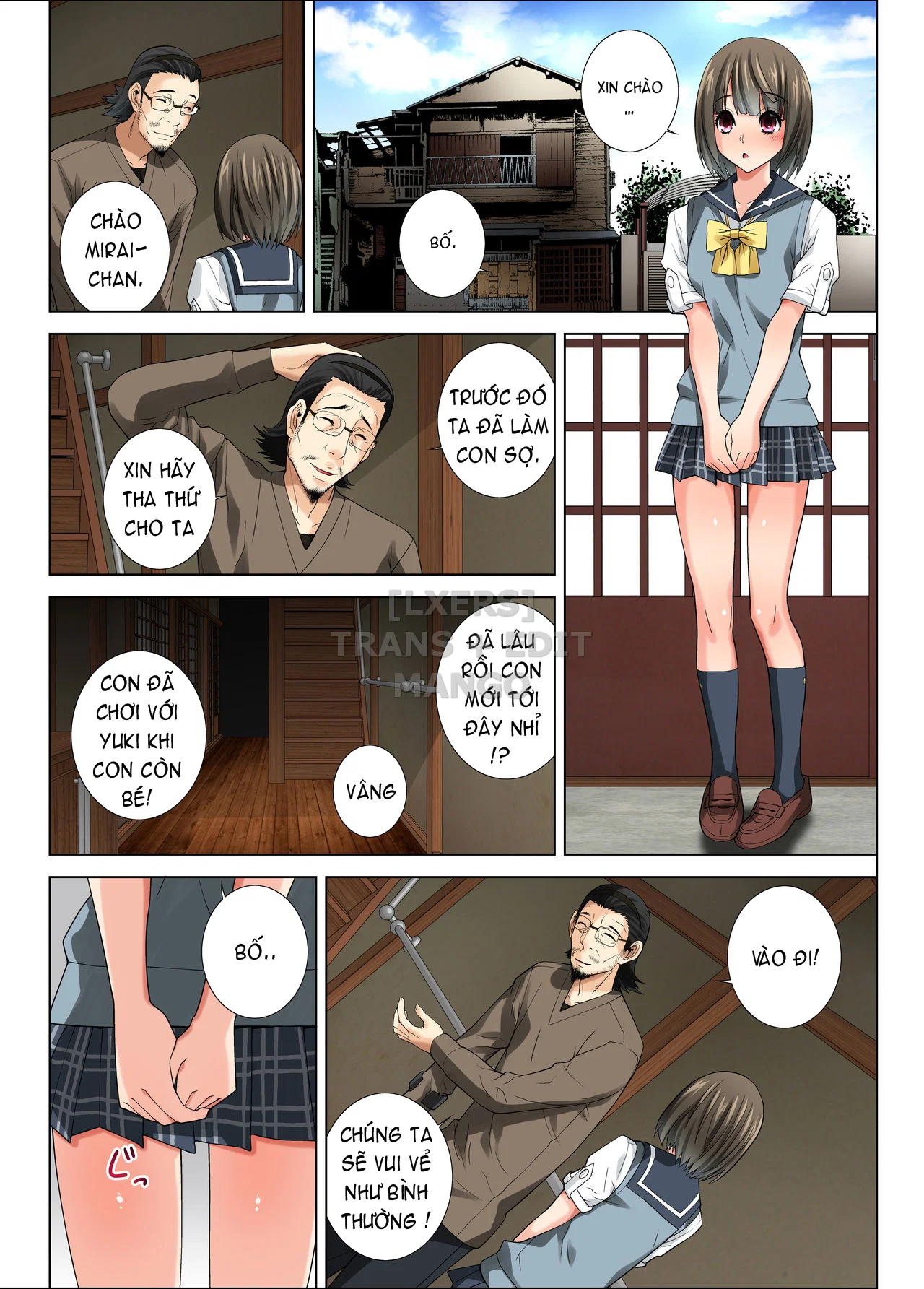 Matabiraki Haha Shimai Taisetsu a Osananajimi no Shimai wa Ore no Kuzu Oyaji ni Ana o Sasageru - Oneshot trang 18