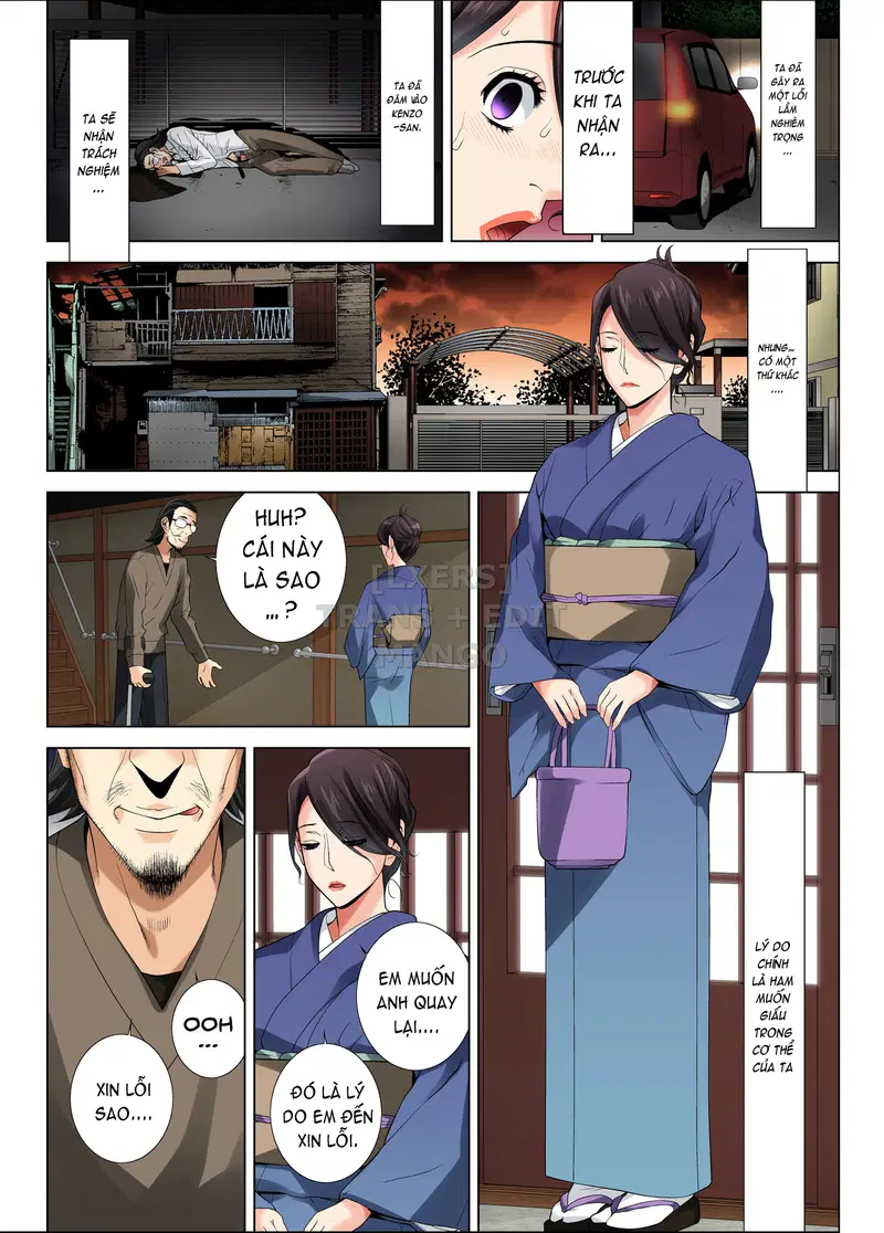 Matabiraki Haha Shimai Taisetsu a Osananajimi no Shimai wa Ore no Kuzu Oyaji ni Ana o Sasageru - Oneshot trang 34