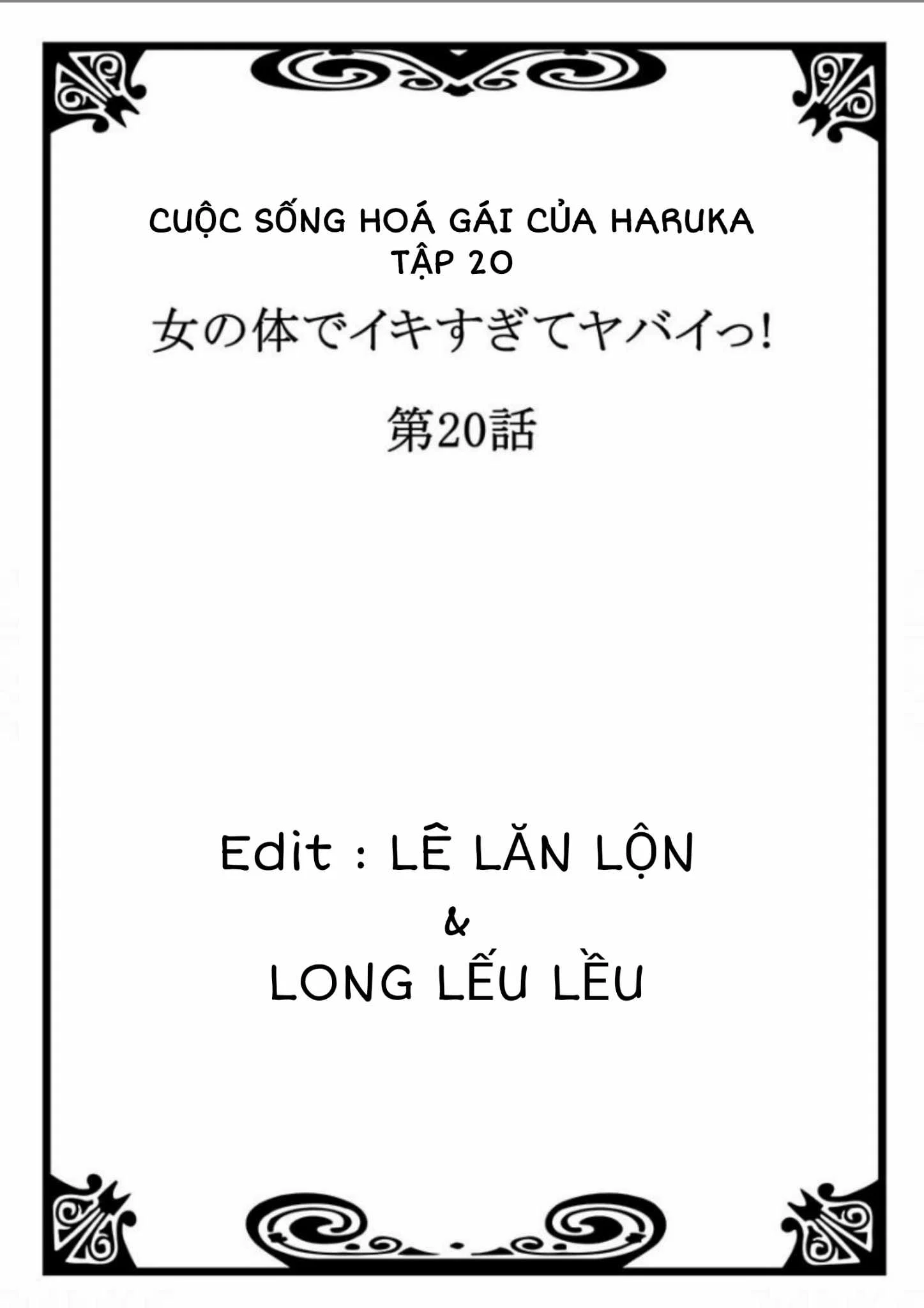 Cuộc Sống Hoá Gái Của Haruka - Tập 20 trang 3