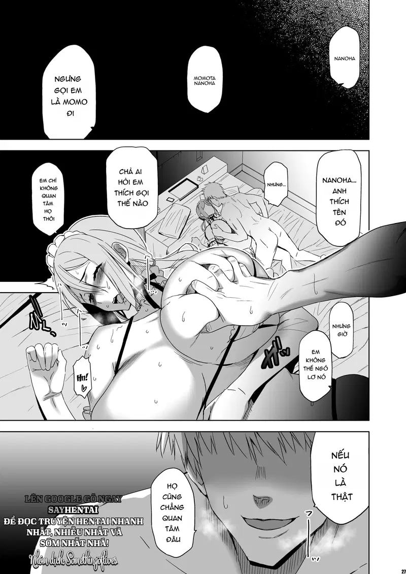 Câu chuyện hứng tình - Momota Nanoha Vol.1 - Chapter 2- end vol 1 trang 4