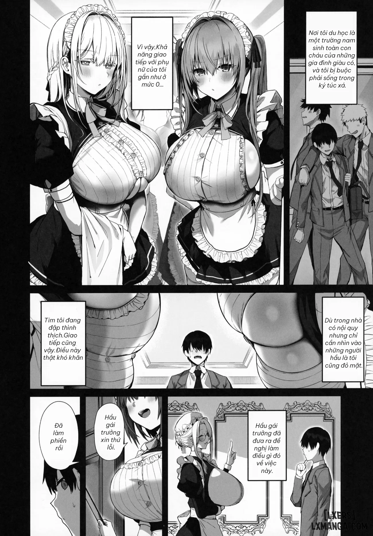 Love Maid - Yasashikute Amaama Na Kyonyuu Ero Maid-San To SEX Shimakuru Ohanashi - Chapter 1 trang 6