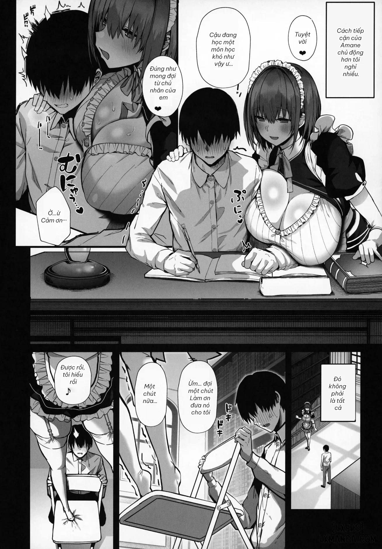 Love Maid - Yasashikute Amaama Na Kyonyuu Ero Maid-San To SEX Shimakuru Ohanashi - Chapter 1 trang 8
