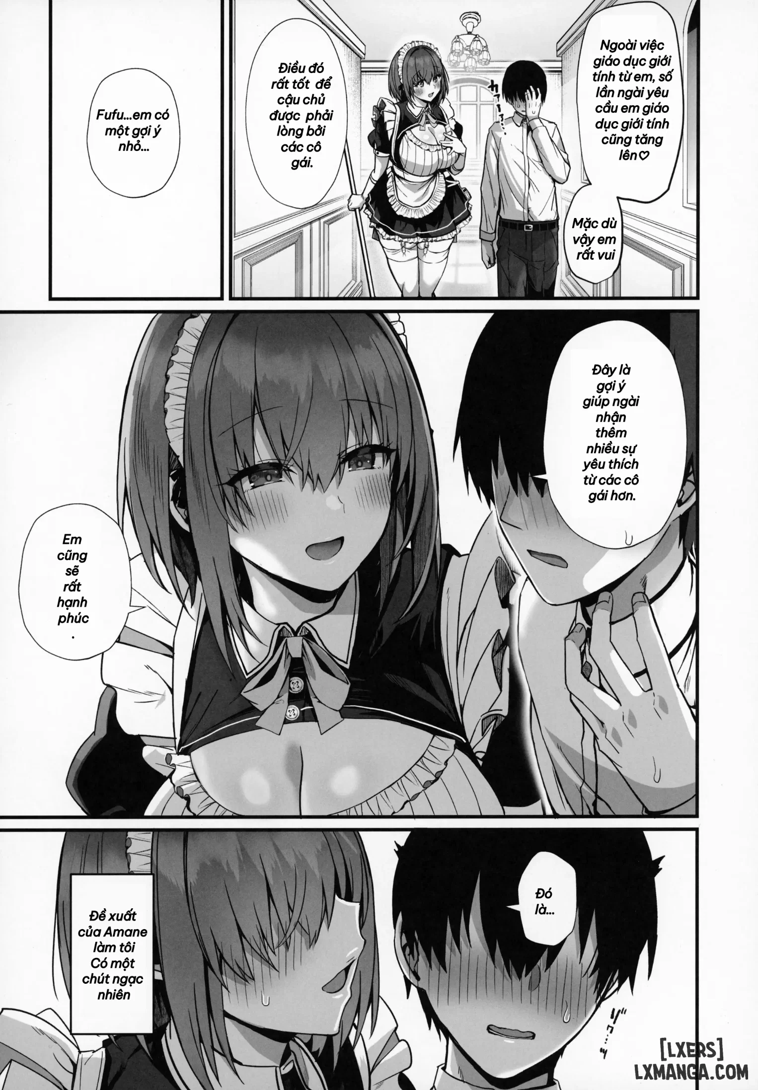 Love Maid - Yasashikute Amaama Na Kyonyuu Ero Maid-San To SEX Shimakuru Ohanashi - Chapter 2 trang 13