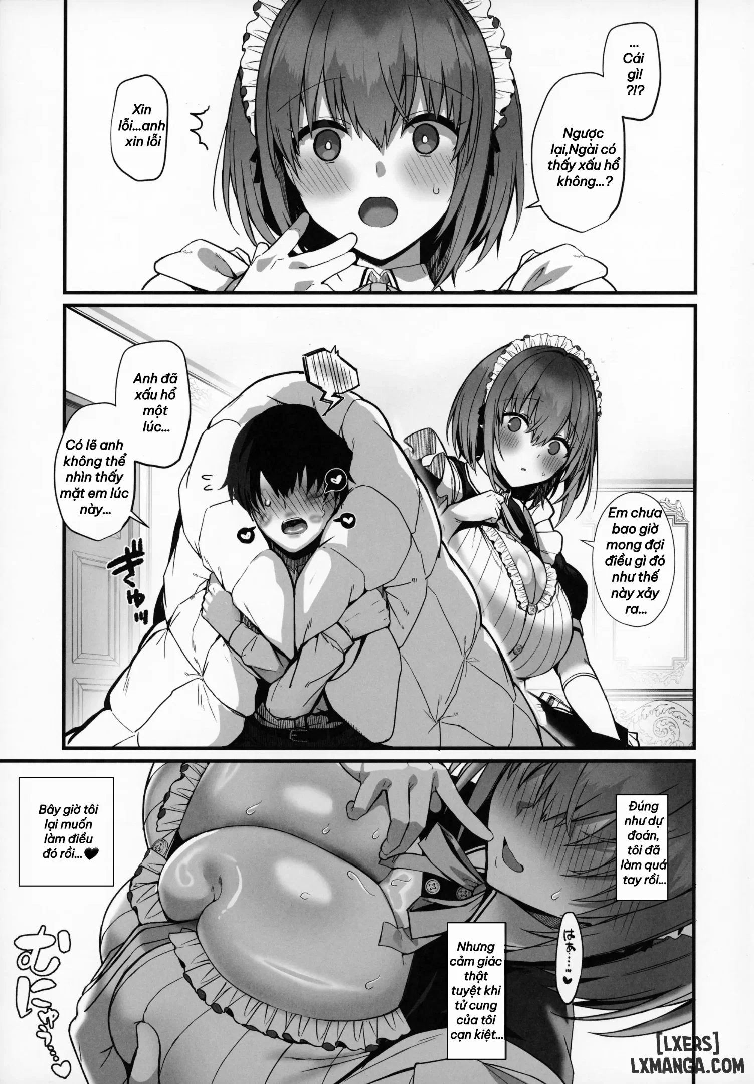 Love Maid - Yasashikute Amaama Na Kyonyuu Ero Maid-San To SEX Shimakuru Ohanashi - Chapter 2 trang 37
