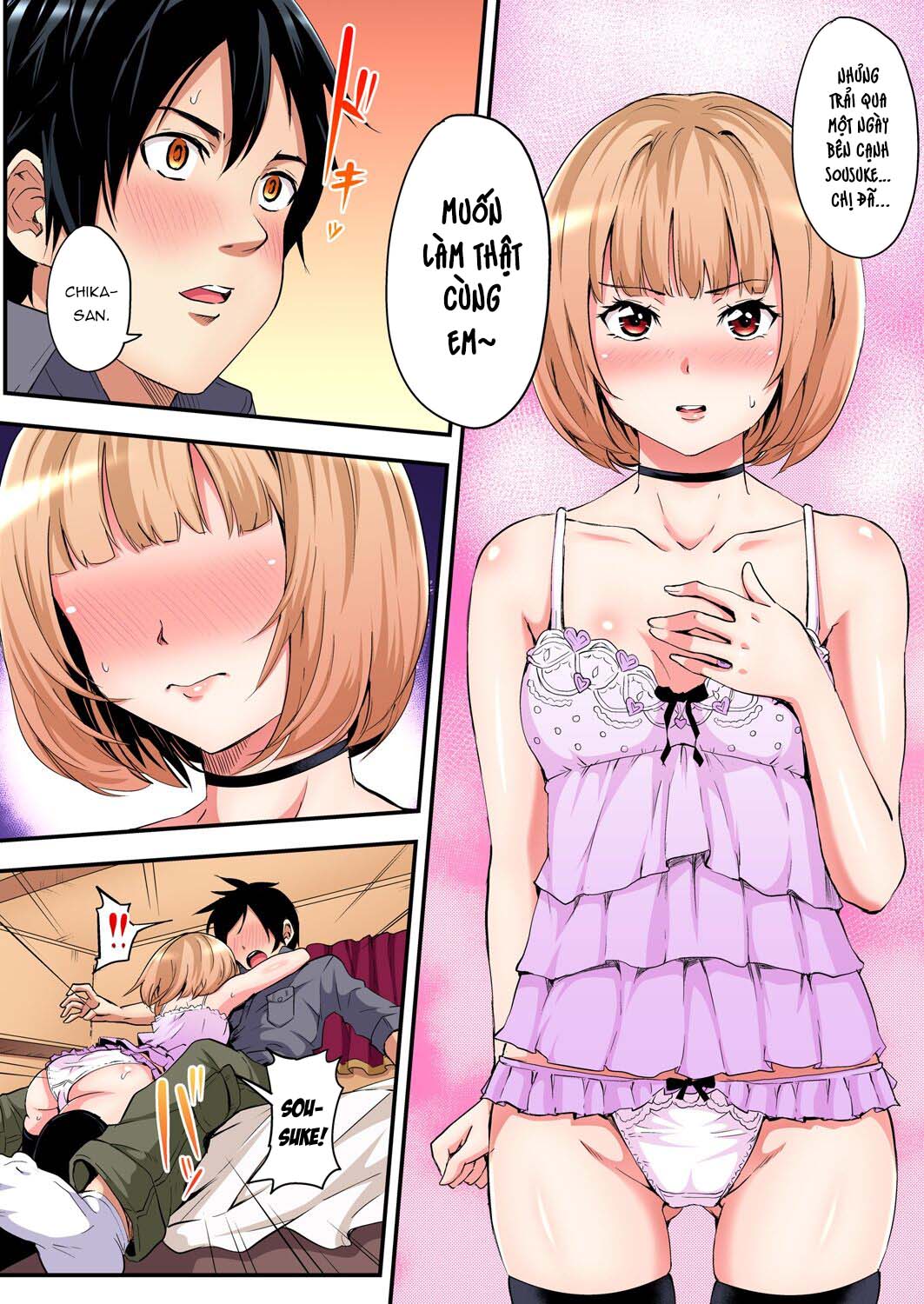 Tắm cùng chị vợ - Chap 03 - Hội bà mẹ bỉm sữa Chika-chan (1) trang 14