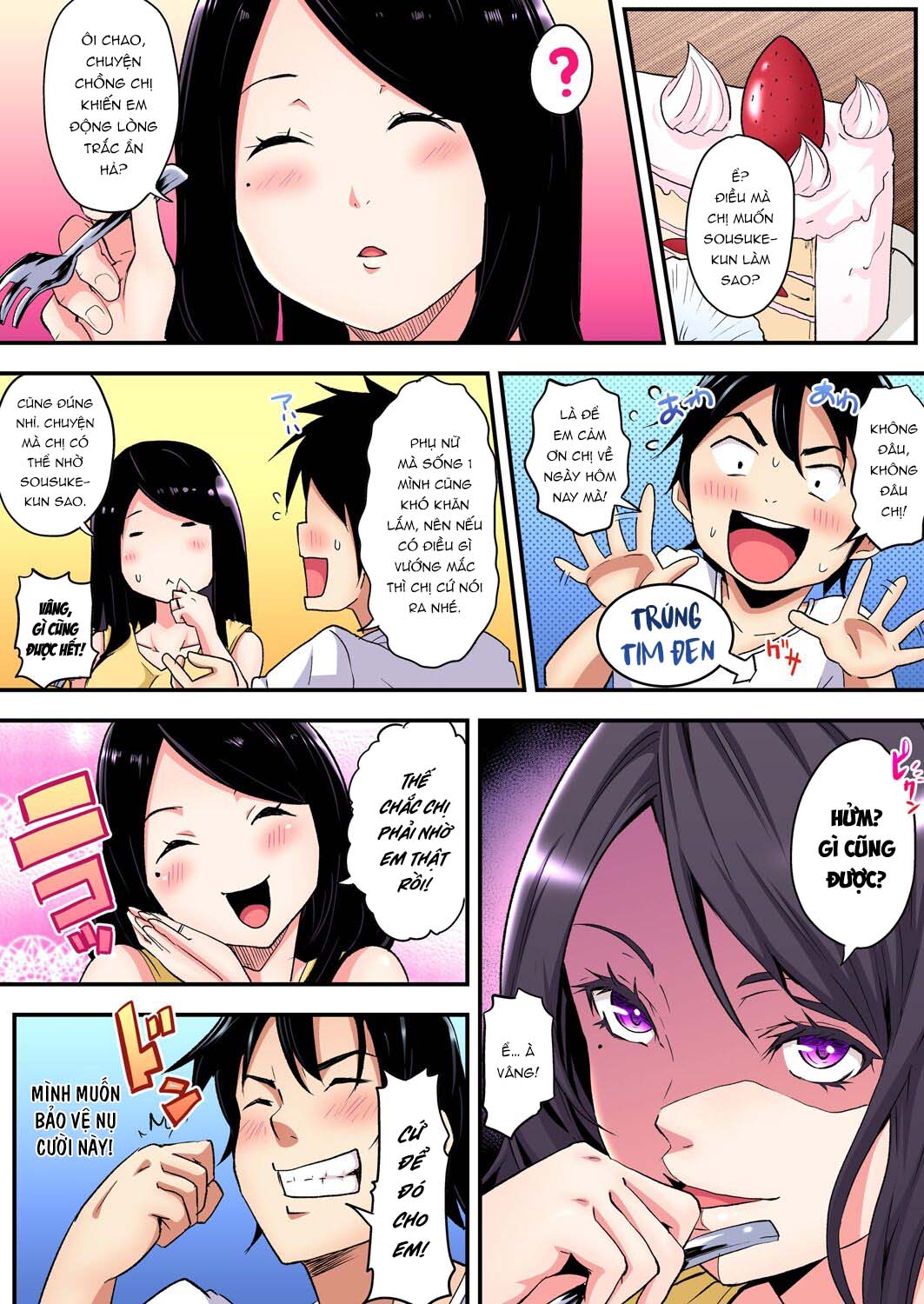 Tắm cùng chị vợ - Chap 04 - Hội bà mẹ bỉm sữa HOUZUKI KANAME trang 12