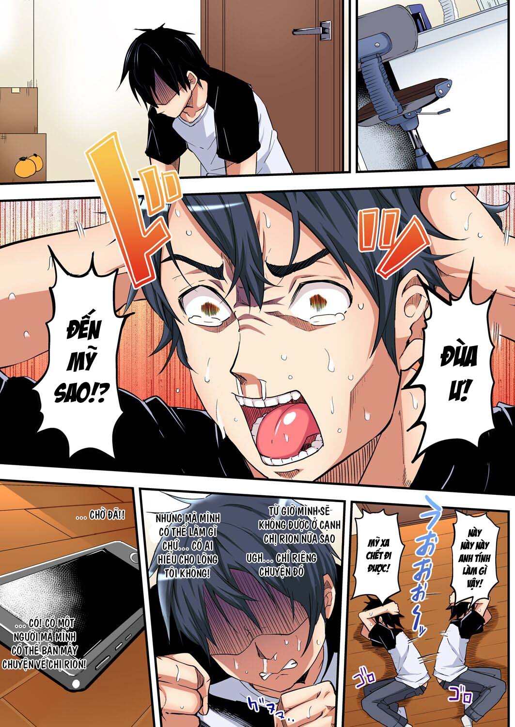 Tắm cùng chị vợ - Chap 08 - Chị dâu đi Mỹ còn chị bạn Chika-chan mà trang 8