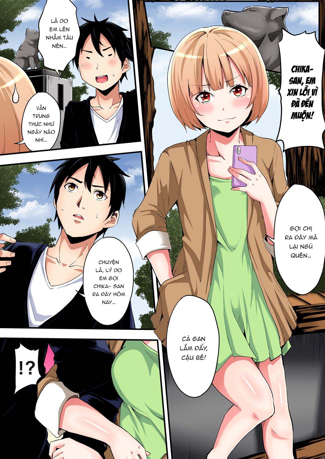 Tắm cùng chị vợ - Chap 08 - Chị dâu đi Mỹ còn chị bạn Chika-chan mà trang 9