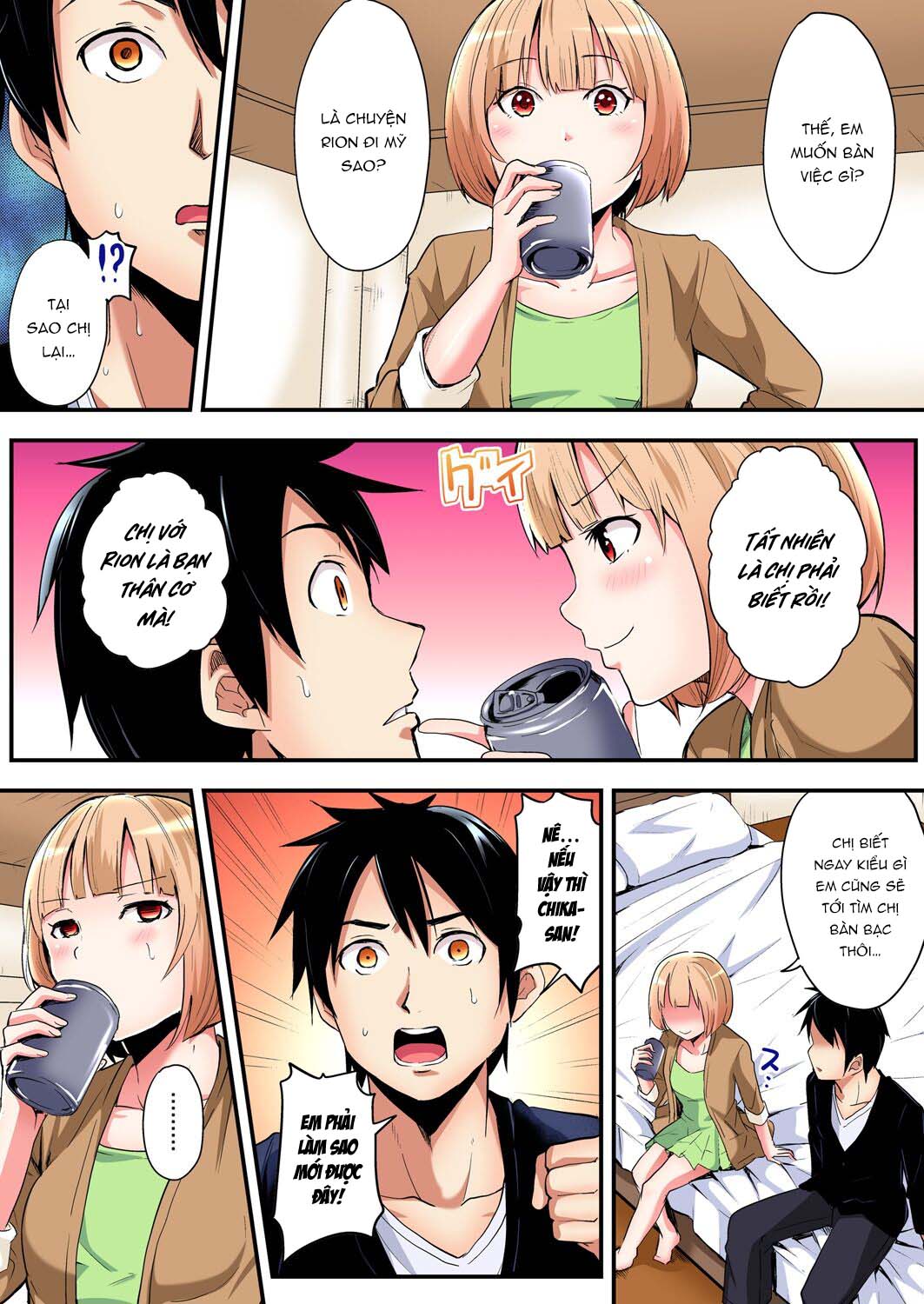 Tắm cùng chị vợ - Chap 08 - Chị dâu đi Mỹ còn chị bạn Chika-chan mà trang 12