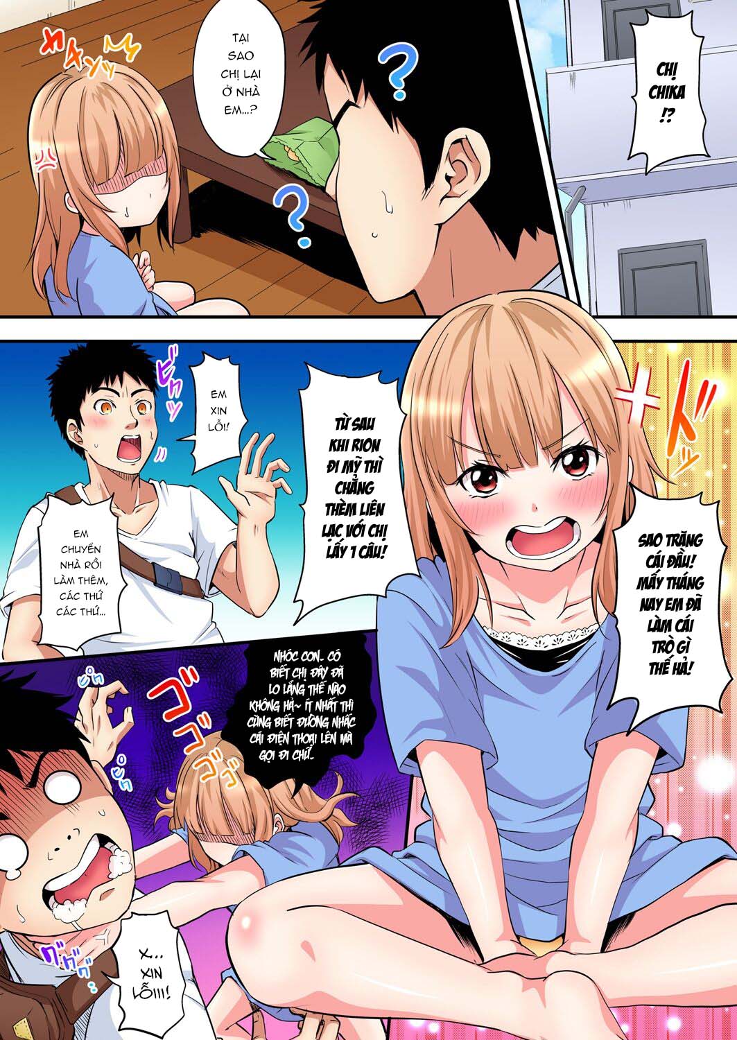 Tắm cùng chị vợ - Chap 10 - Bắn pháo hoa cùng chị gái Chika trang 7