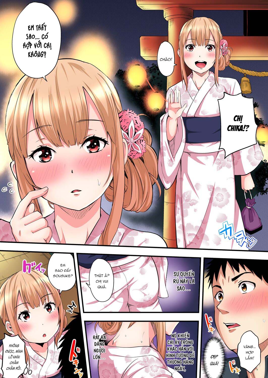 Tắm cùng chị vợ - Chap 10 - Bắn pháo hoa cùng chị gái Chika trang 11
