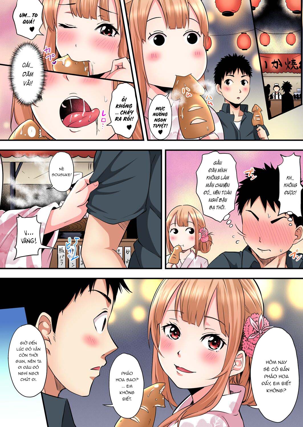Tắm cùng chị vợ - Chap 10 - Bắn pháo hoa cùng chị gái Chika trang 13