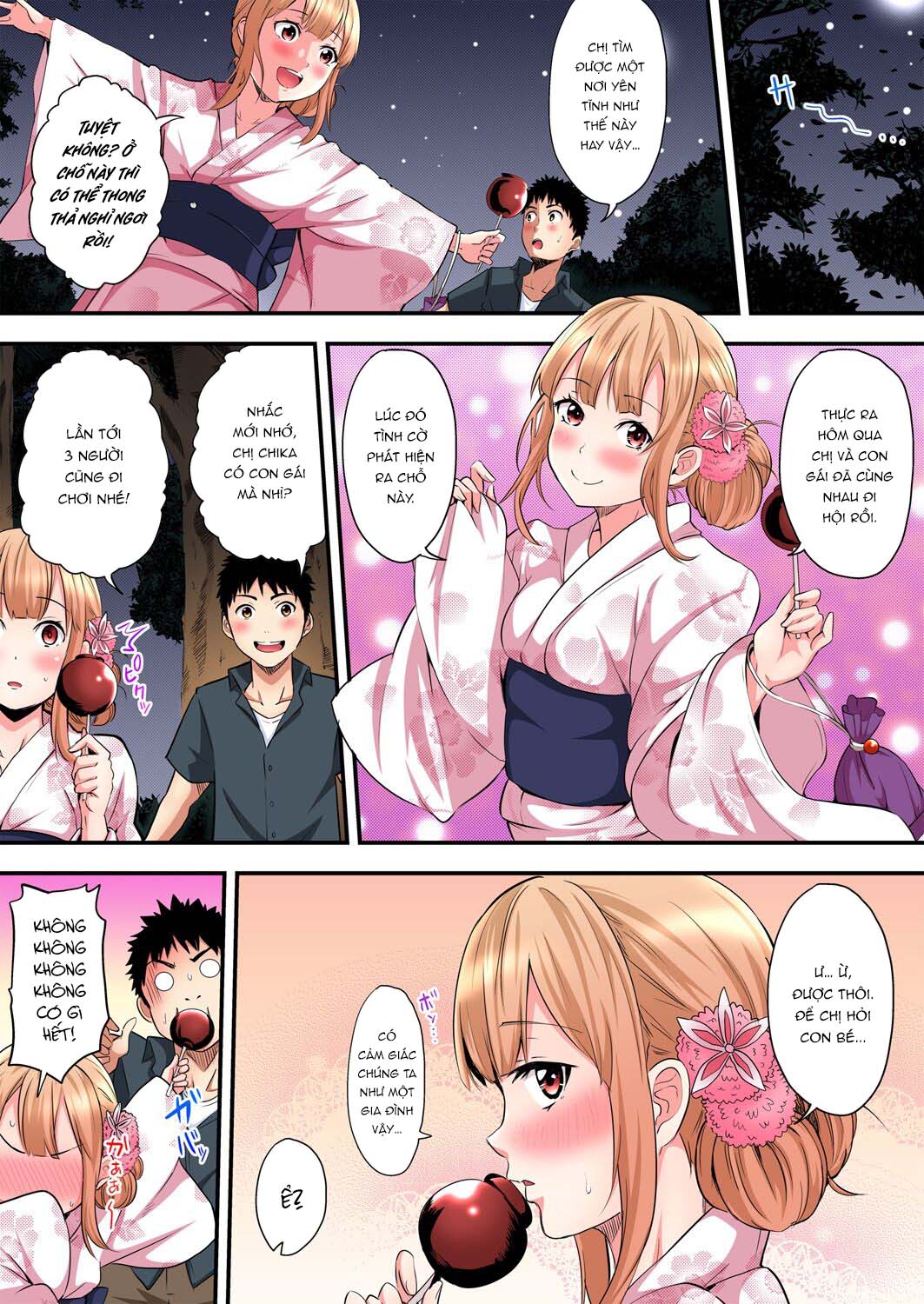 Tắm cùng chị vợ - Chap 10 - Bắn pháo hoa cùng chị gái Chika trang 14