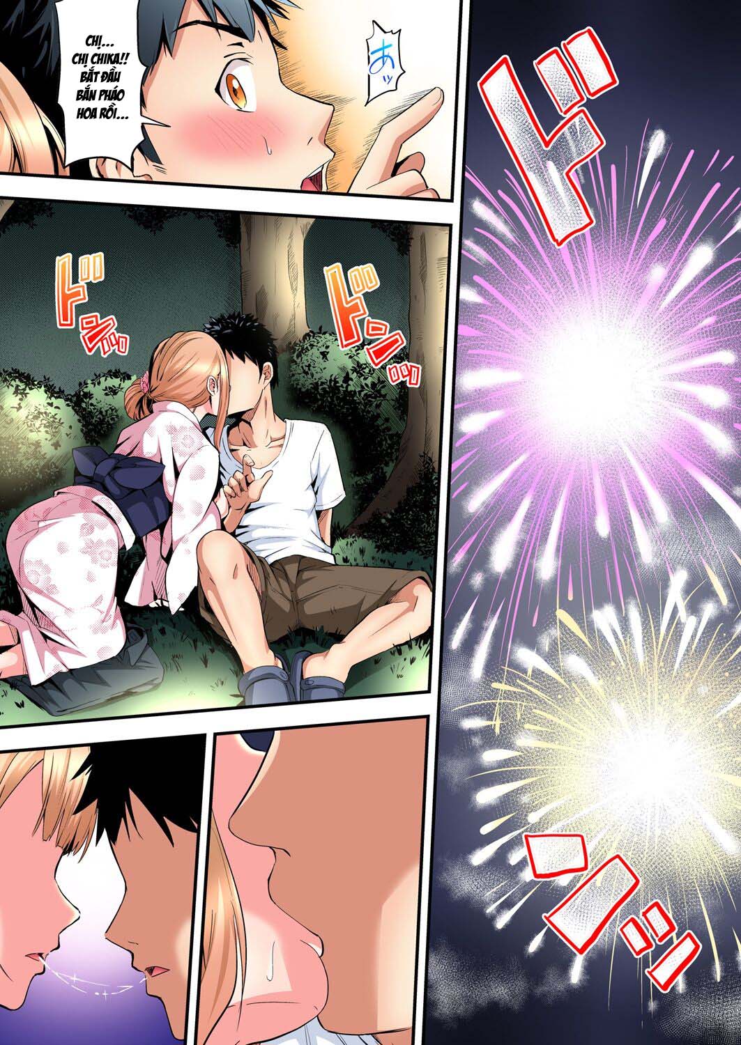 Tắm cùng chị vợ - Chap 10 - Bắn pháo hoa cùng chị gái Chika trang 16