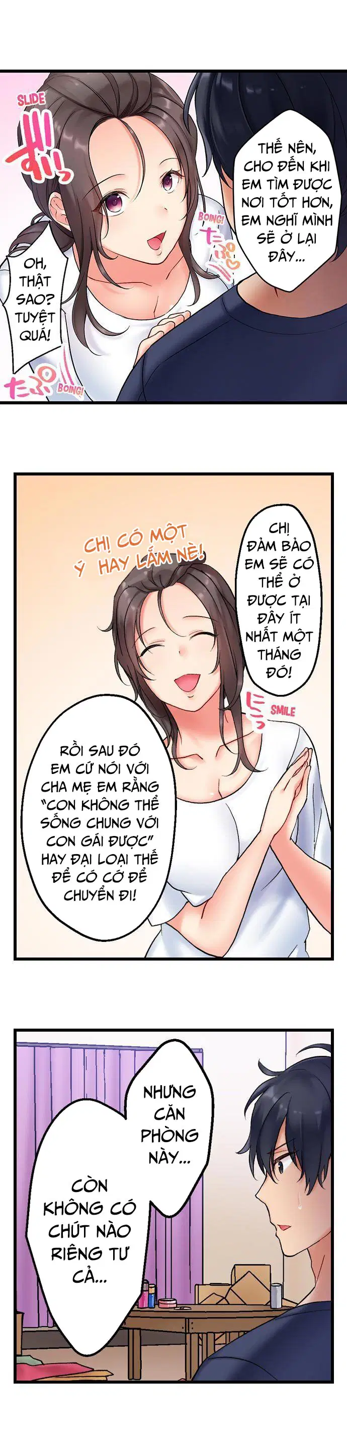 Cậu em may mắn - Chap 01 trang 8