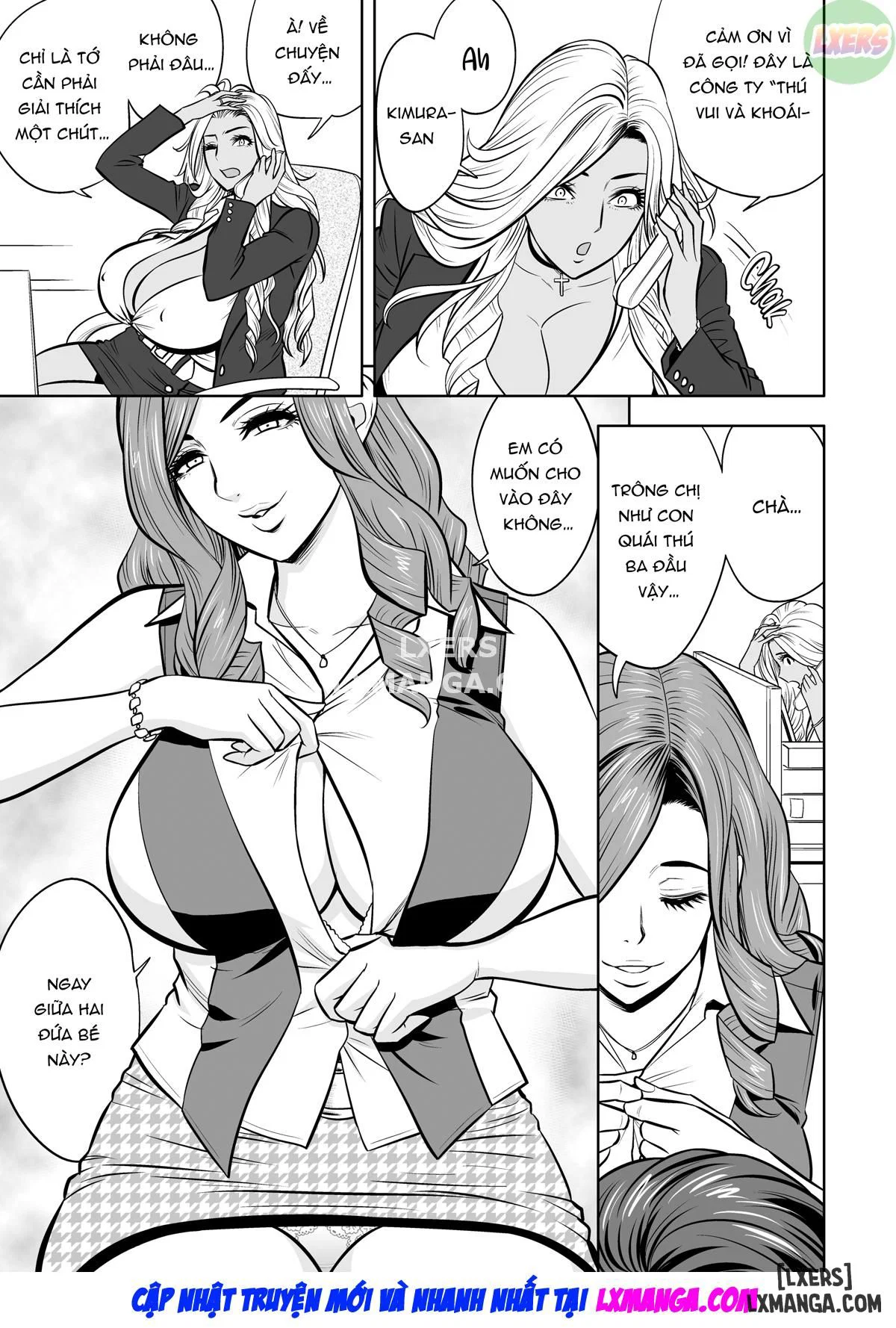 Bà chủ và văn phòng Harem - KHÔNG CHE - Chapter 3 trang 14