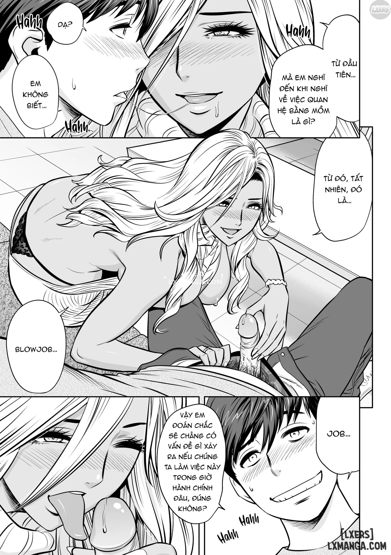 Bà chủ và văn phòng Harem - KHÔNG CHE - Chapter 4 trang 12