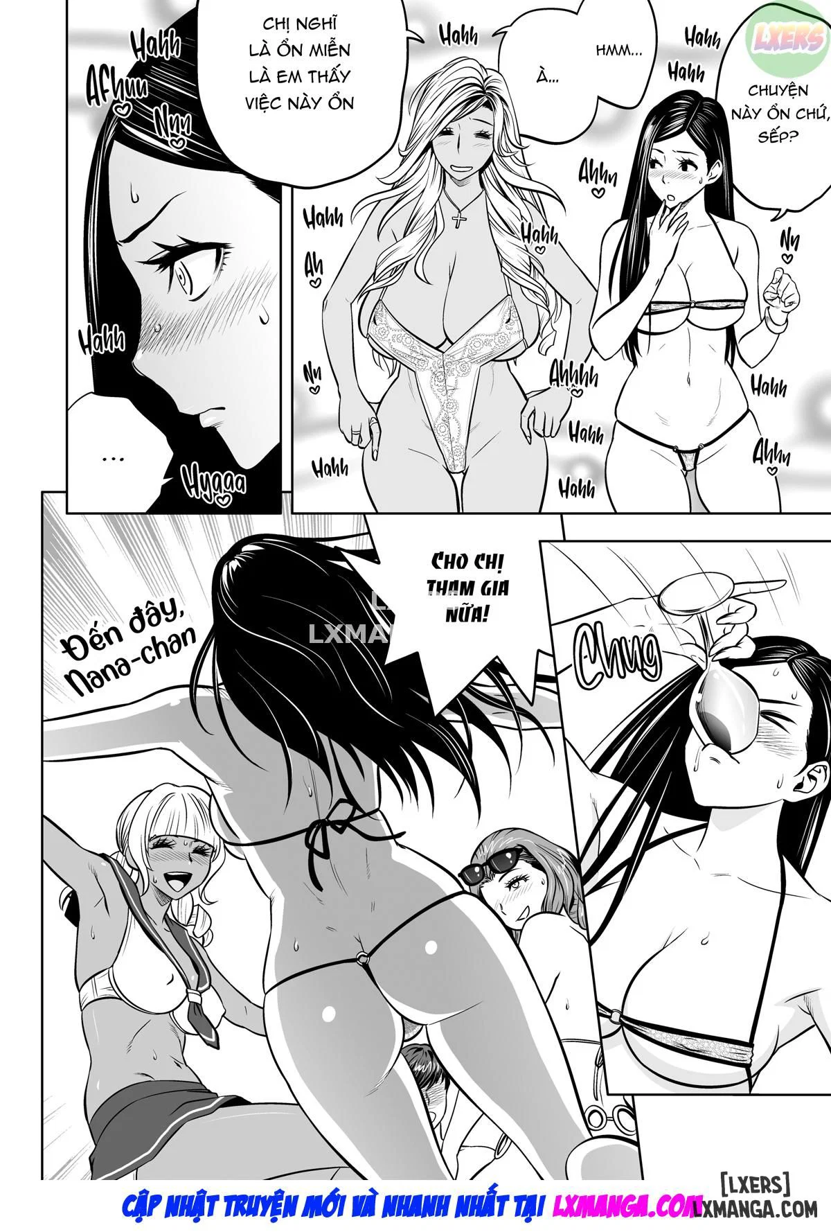 Bà chủ và văn phòng Harem - KHÔNG CHE - Chapter 7 END trang 19