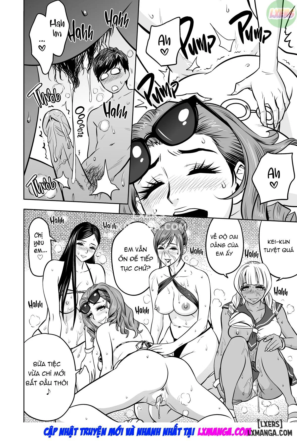 Bà chủ và văn phòng Harem - KHÔNG CHE - Chapter 7 END trang 23