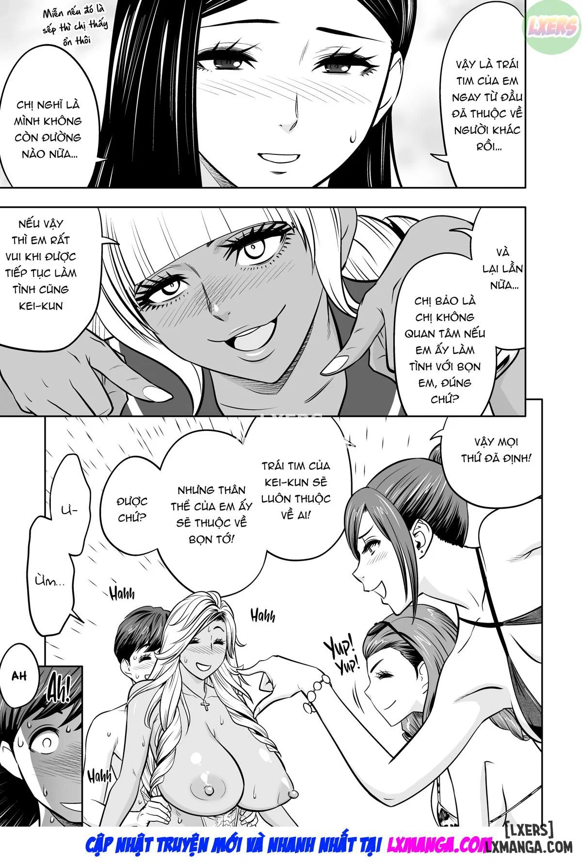 Bà chủ và văn phòng Harem - KHÔNG CHE - Chapter 7 END trang 34