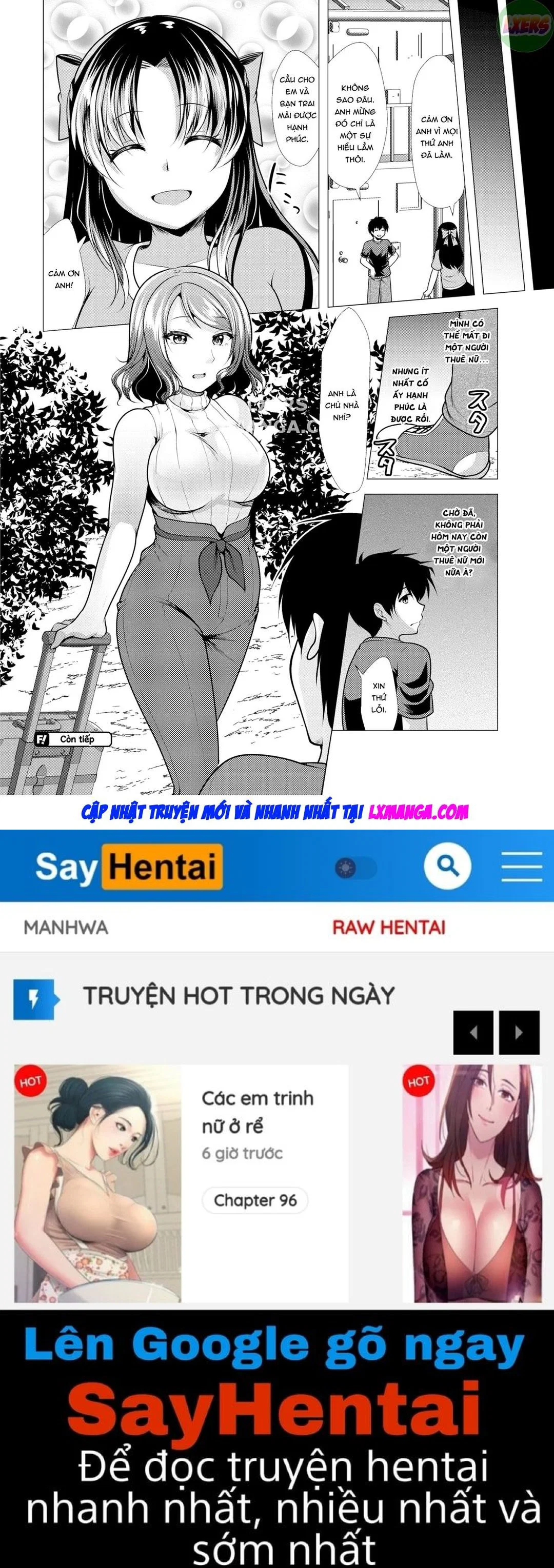 Trả tiền nhà bằng tình dục - KHÔNG CHE - Chap 07 trang 18