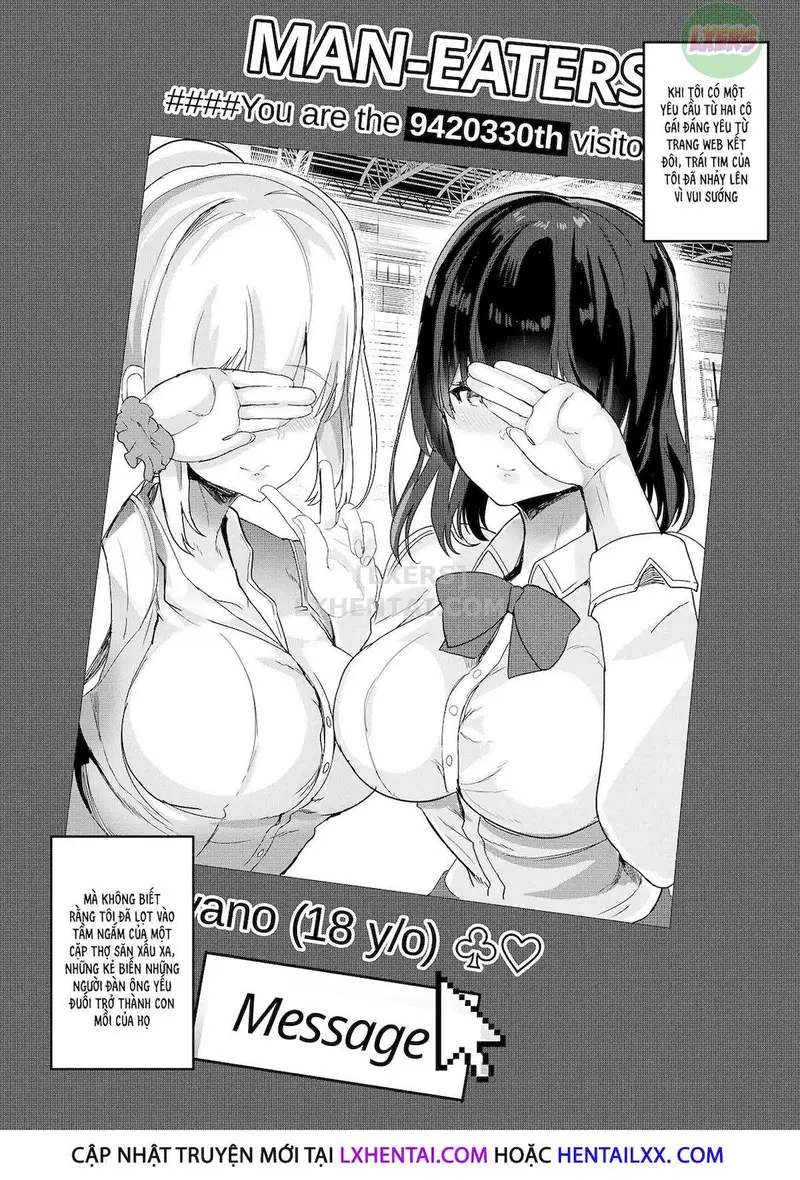 Gặp Gỡ Hai Cô Nàng Siêu Dâm Trên App Hẹn Hò - Chapter 1 trang 2