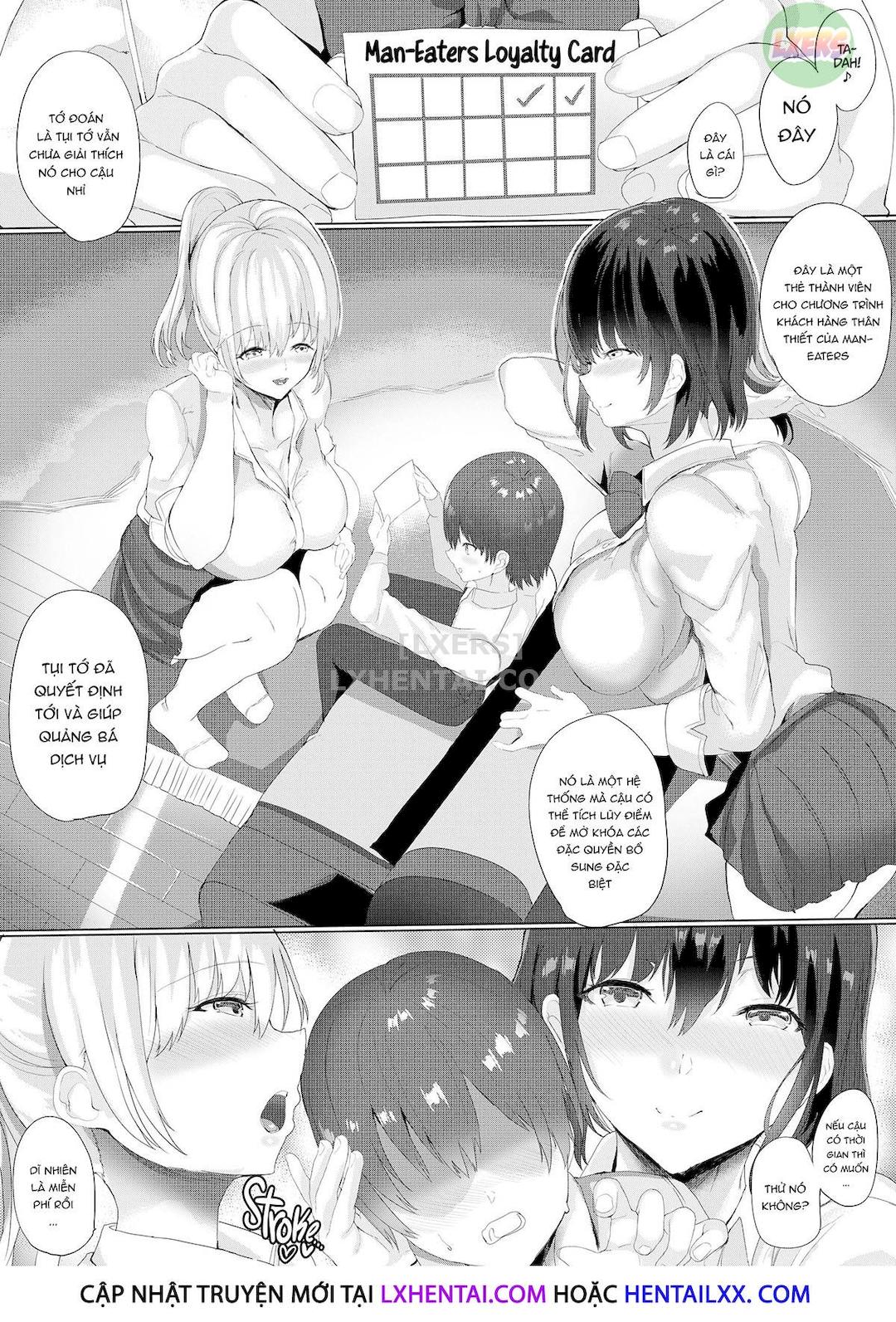 Gặp Gỡ Hai Cô Nàng Siêu Dâm Trên App Hẹn Hò - Chapter 2 trang 4