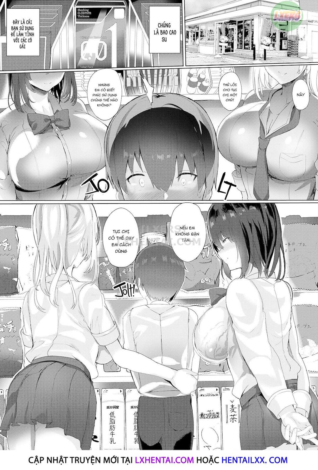 Gặp Gỡ Hai Cô Nàng Siêu Dâm Trên App Hẹn Hò - Chapter 3 trang 2