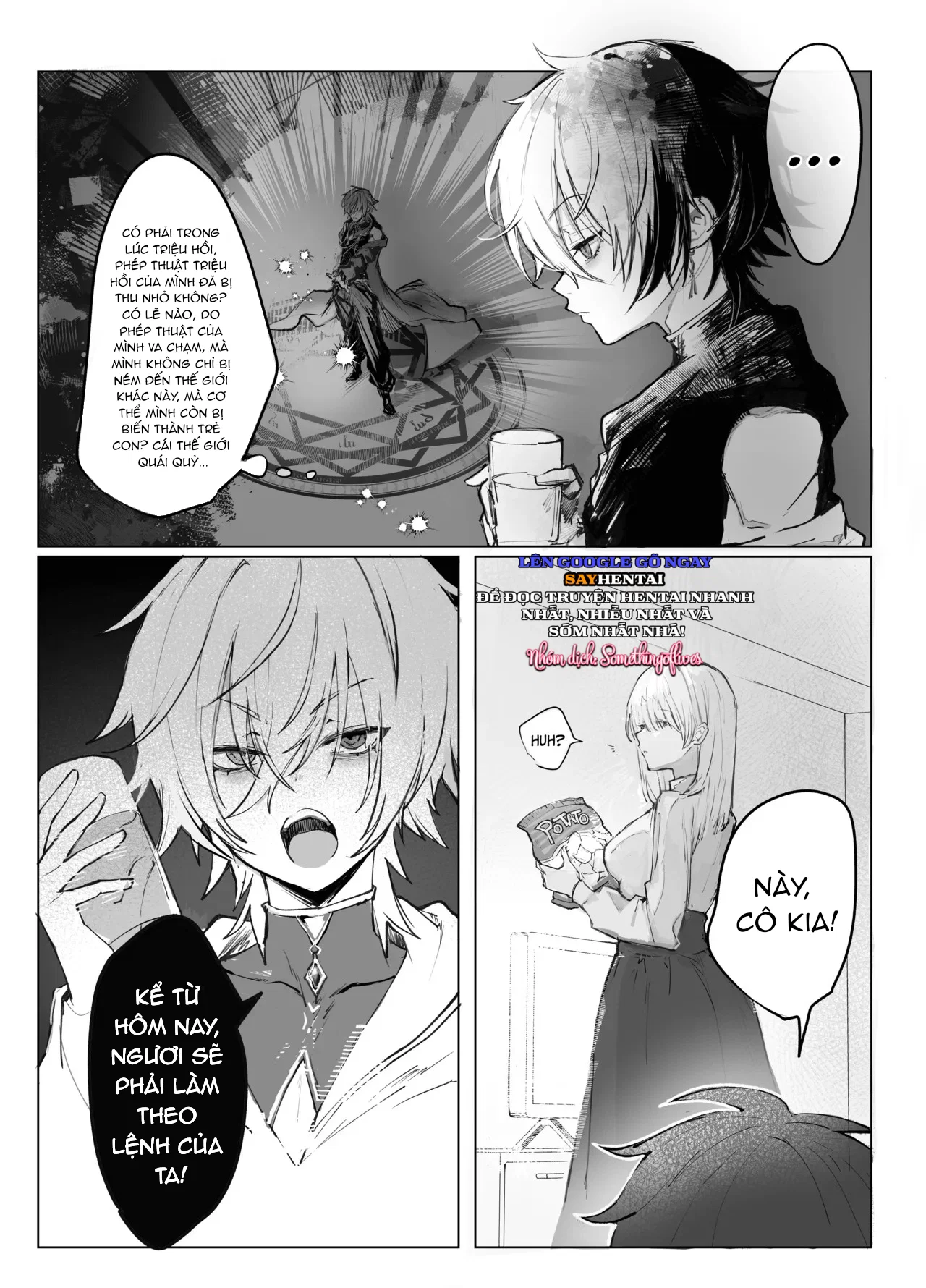 Phù thủy dị giới không thể về nhà - Chapter 1 trang 6