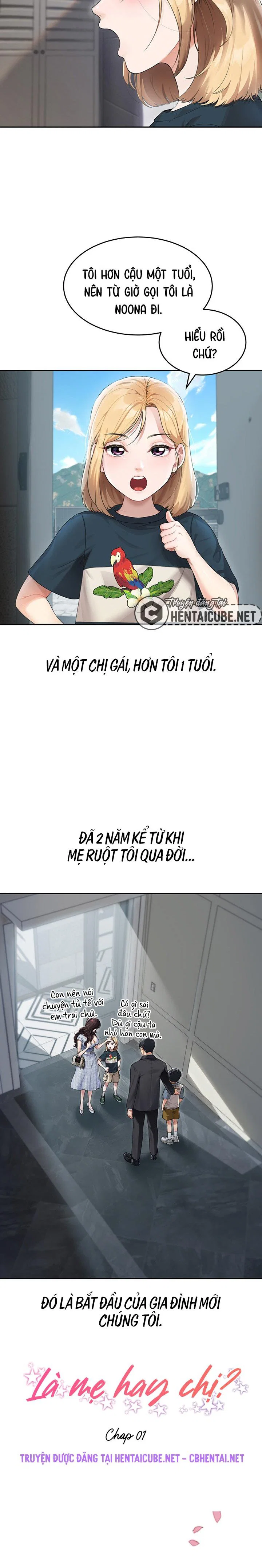 Là chị hay mẹ? - Chapter - 1 trang 3