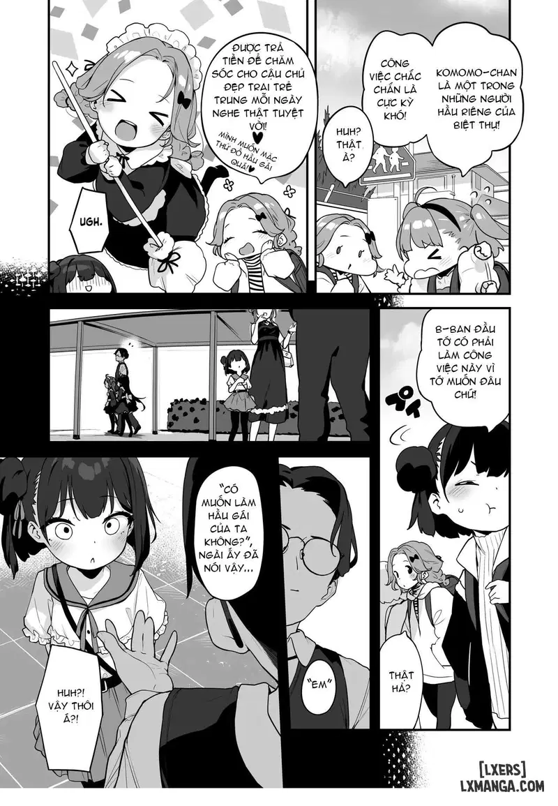 Komomo Là Hầu Gái Loli Kiêm Bồn Chứa Tinh Cho Riêng Chủ Nhân Của Mình - Chapter 1 trang 8