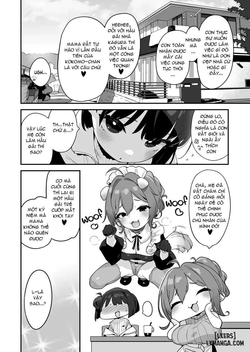 Komomo Là Hầu Gái Loli Kiêm Bồn Chứa Tinh Cho Riêng Chủ Nhân Của Mình - Chapter 1 trang 11