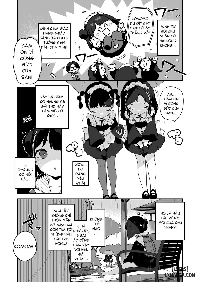 Komomo Là Hầu Gái Loli Kiêm Bồn Chứa Tinh Cho Riêng Chủ Nhân Của Mình - Chapter 1 trang 27