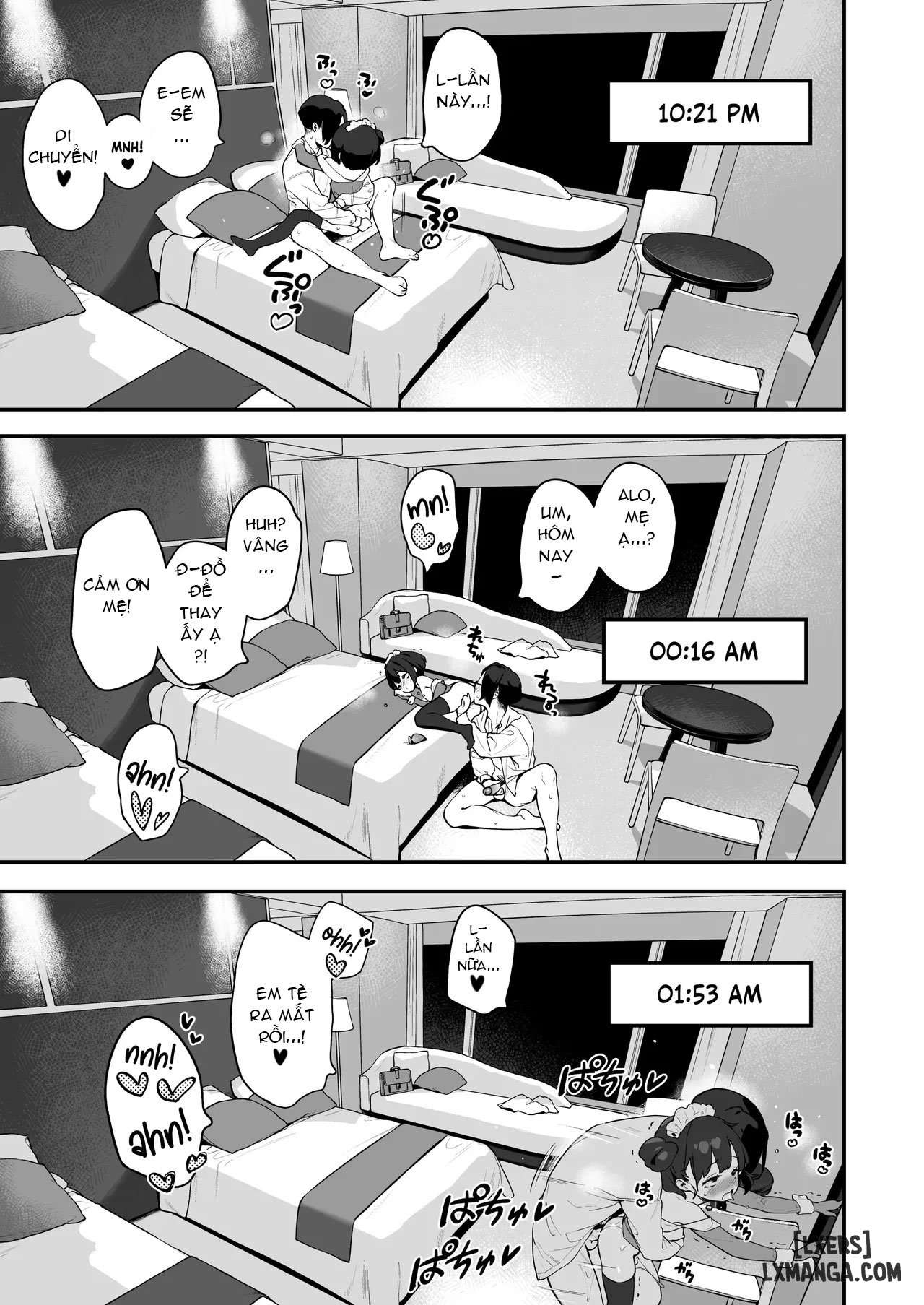 Komomo Là Hầu Gái Loli Kiêm Bồn Chứa Tinh Cho Riêng Chủ Nhân Của Mình - Chapter 1 trang 46