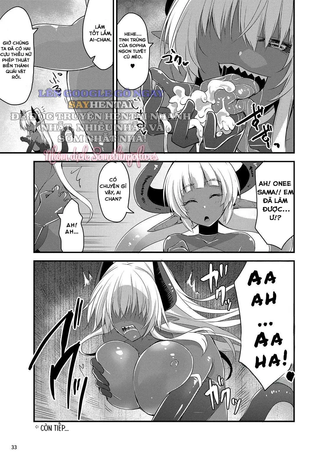 Đổi người làm nháy thiếu nữ ma pháp X - Chapter 2-end trang 15